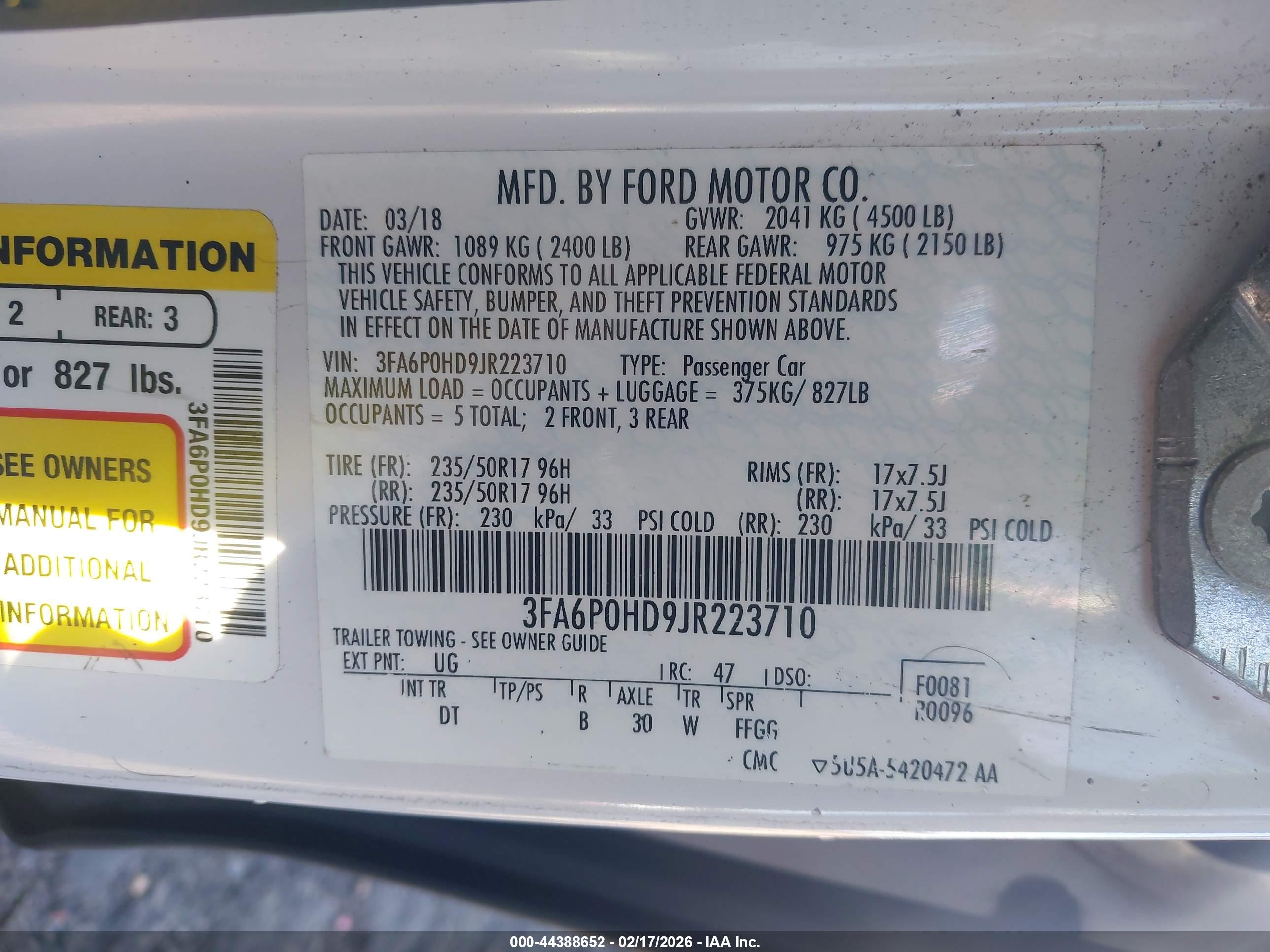 FORD FUSION image 9