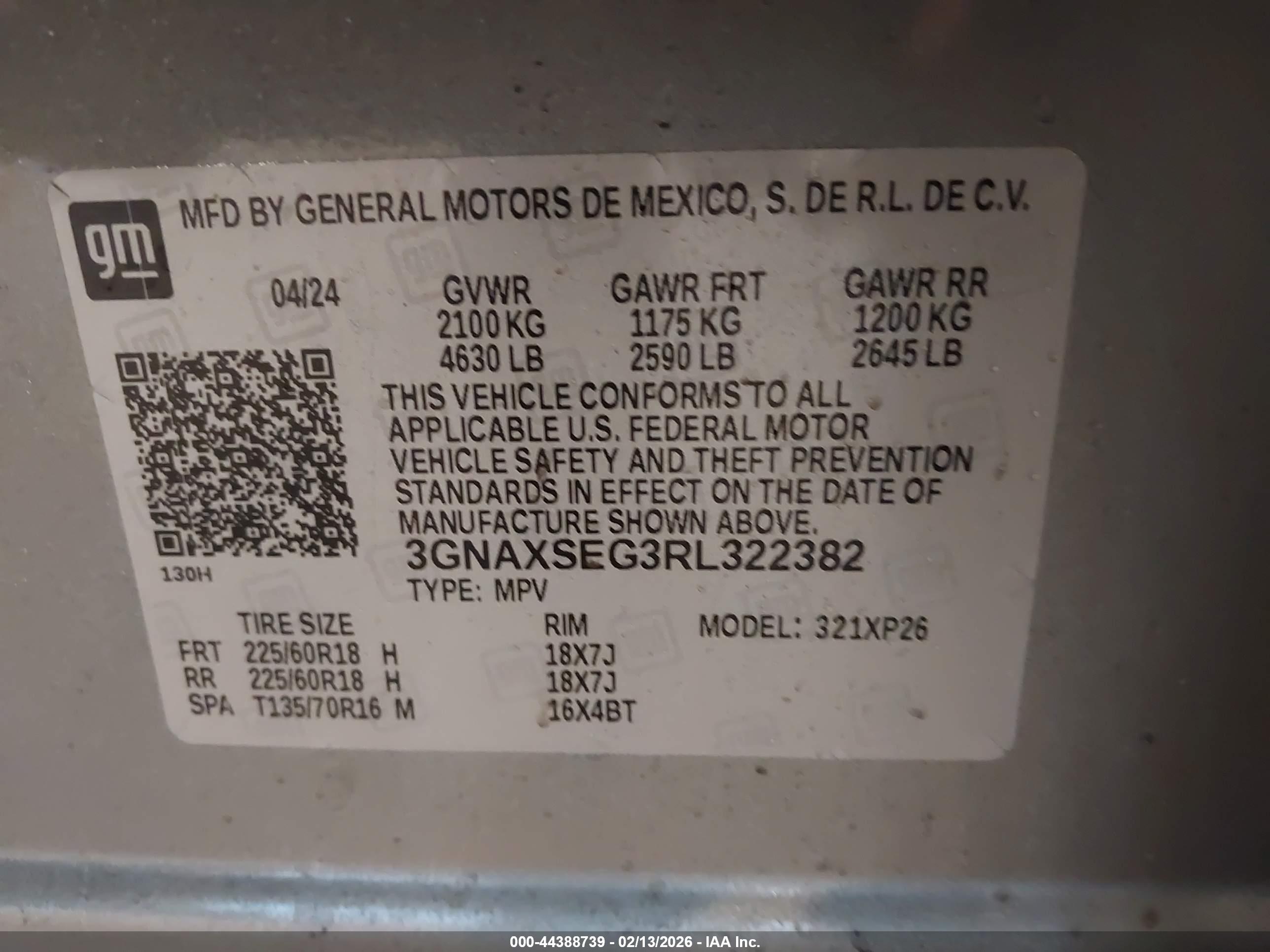 CHEVROLET EQUINOX image 9