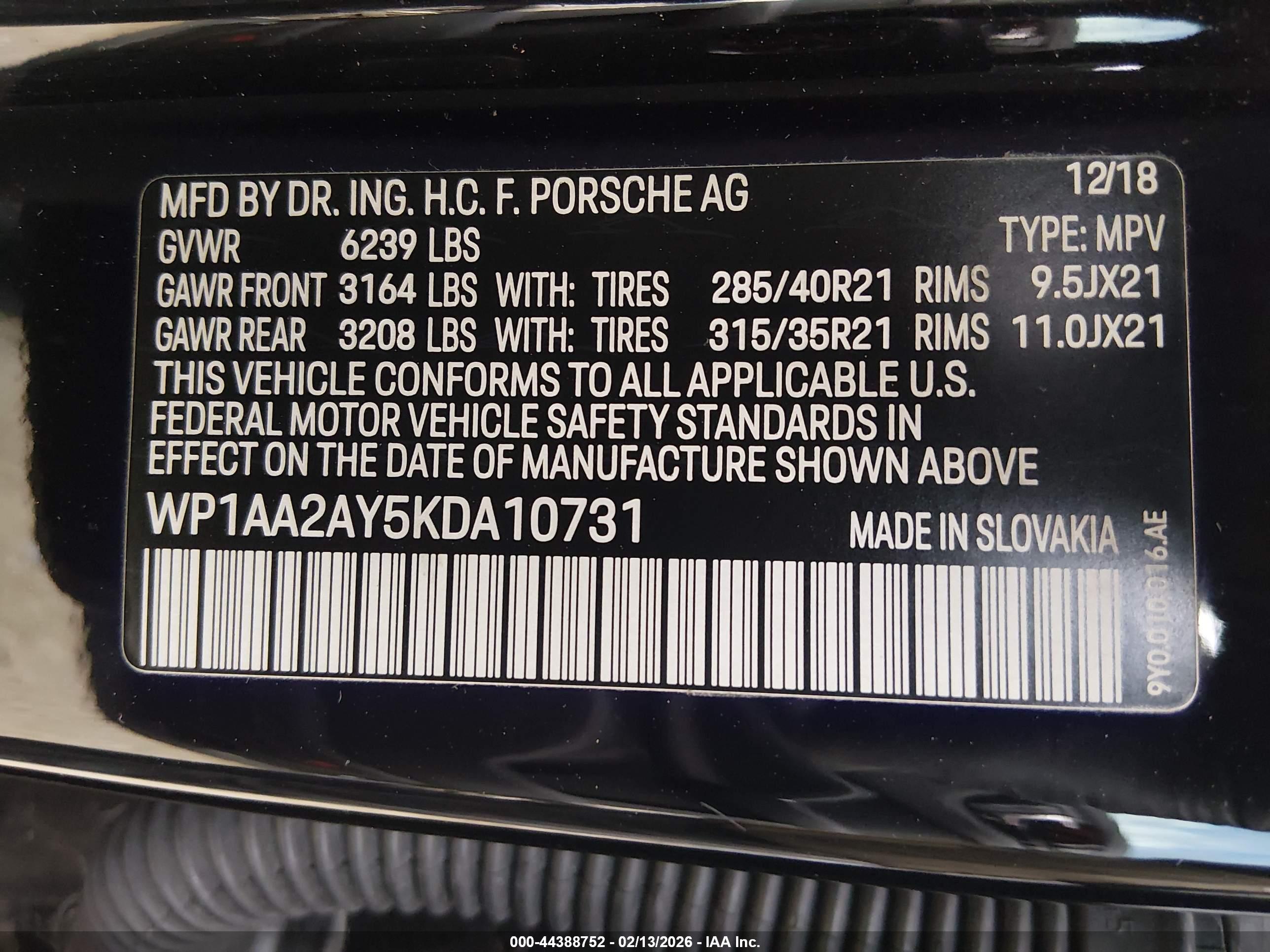 PORSCHE CAYENNE image 9
