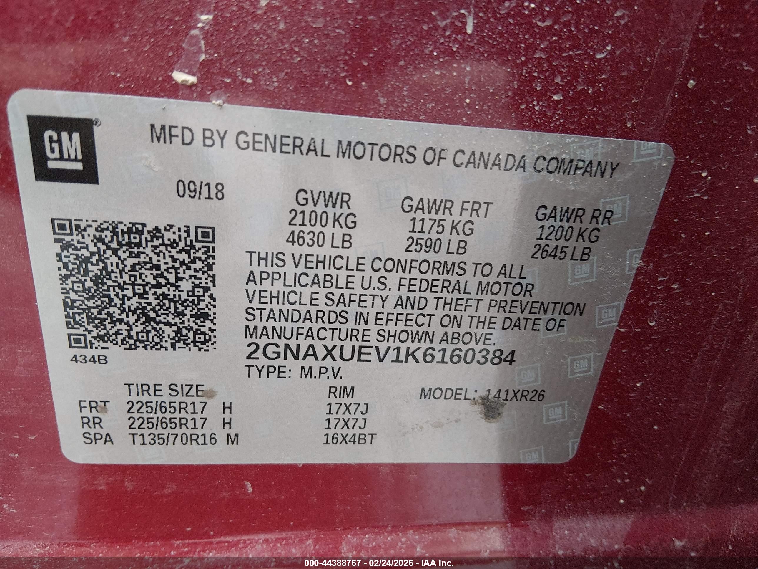 CHEVROLET EQUINOX image 9