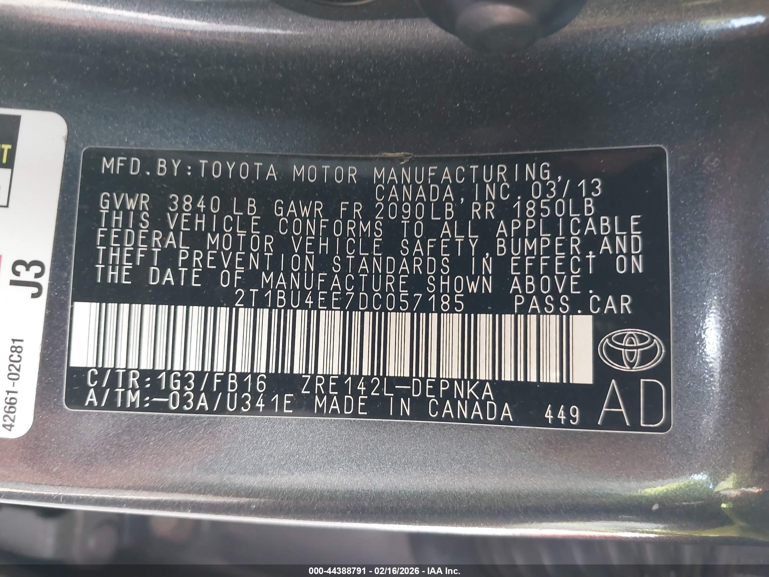 TOYOTA COROLLA image 9