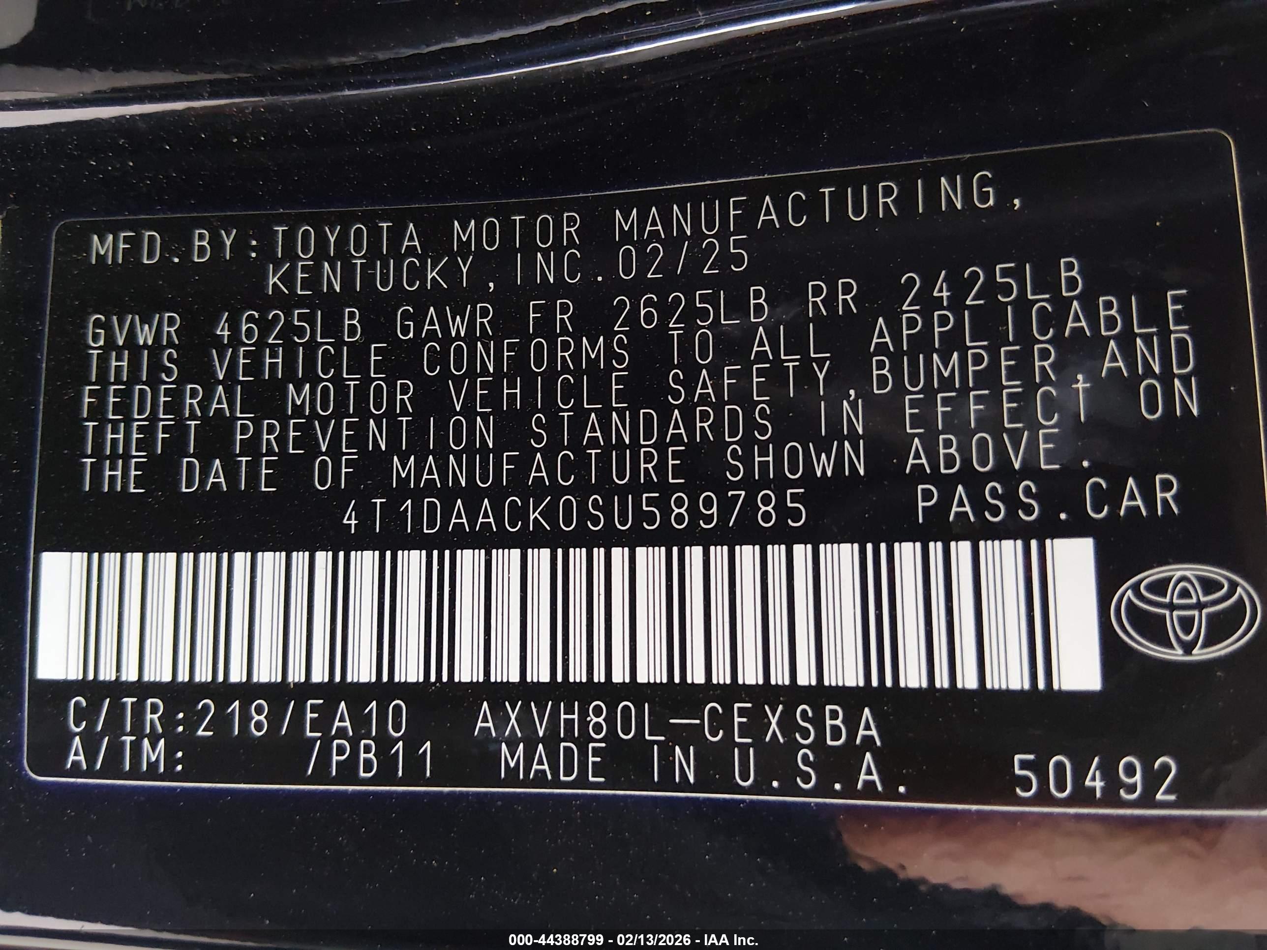 TOYOTA CAMRY image 9