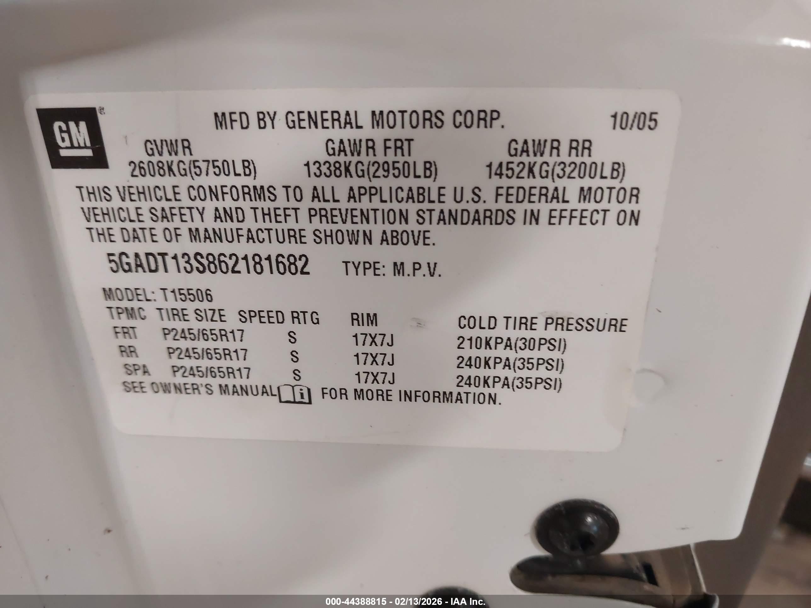 BUICK RAINIER image 9
