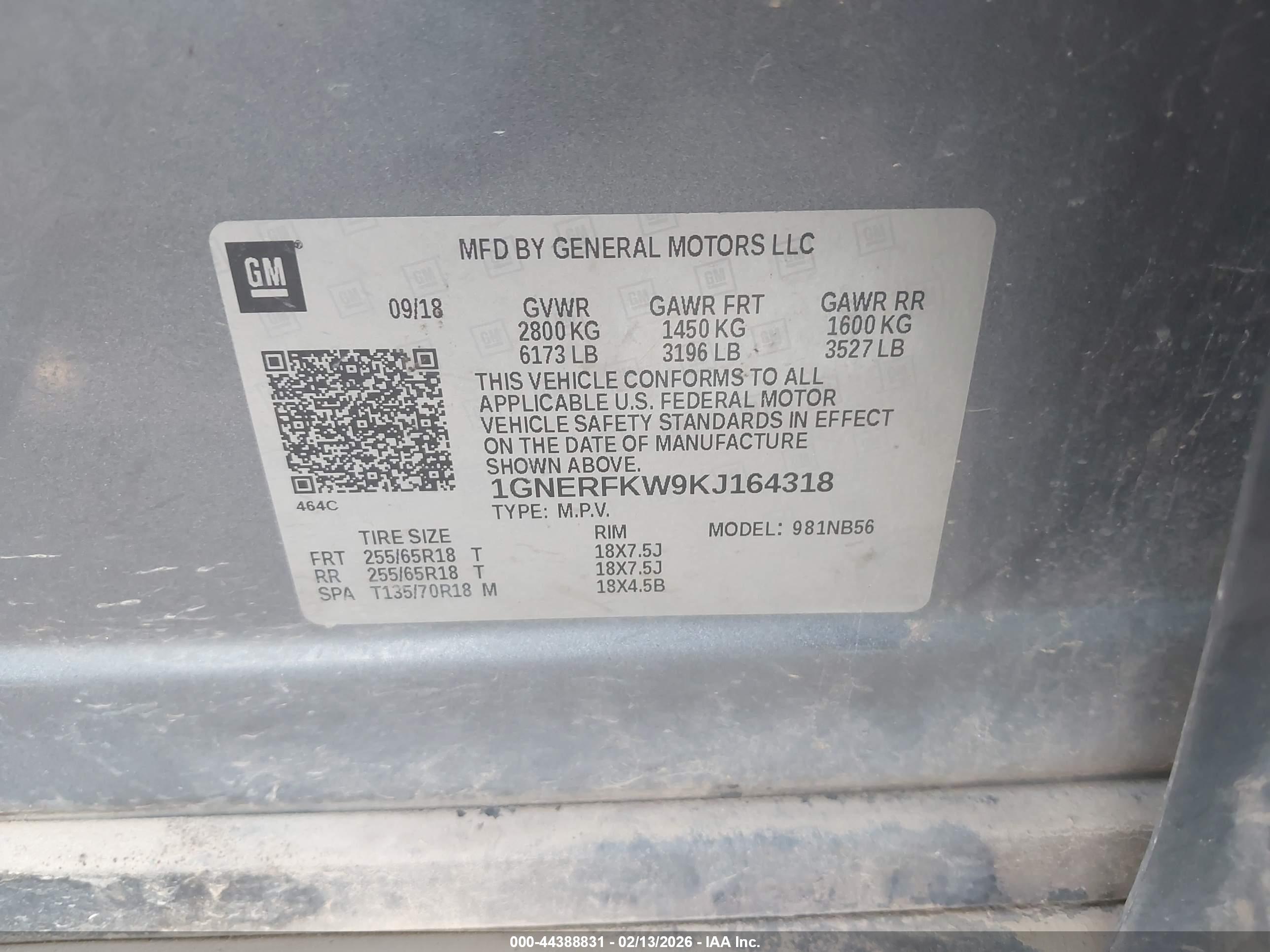 CHEVROLET TRAVERSE image 9