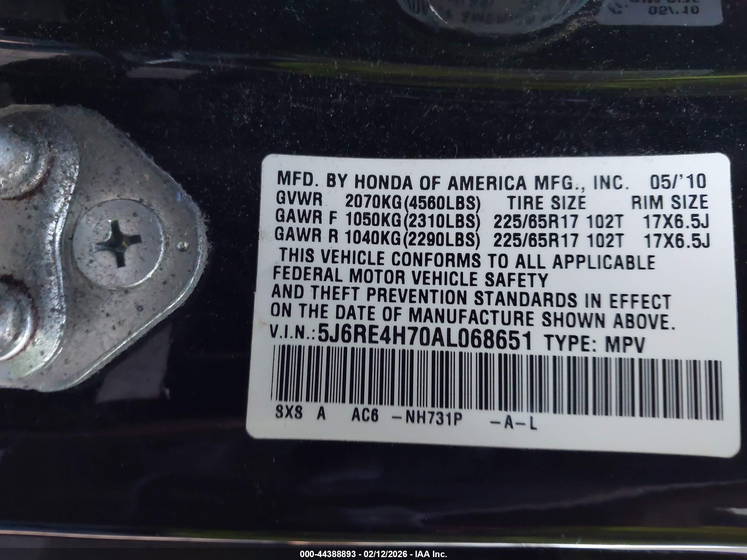 HONDA CR-V image 9