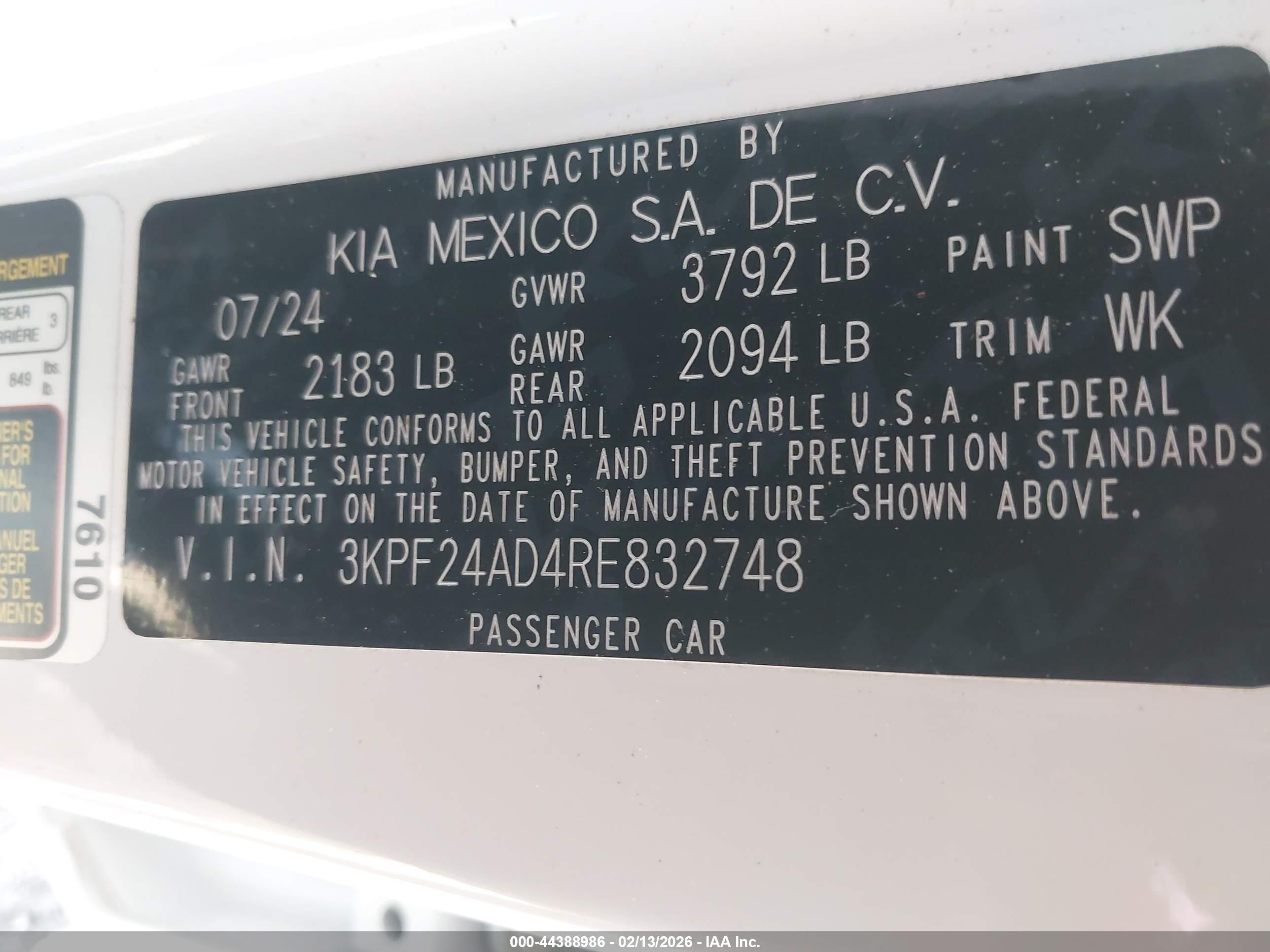 KIA FORTE image 9