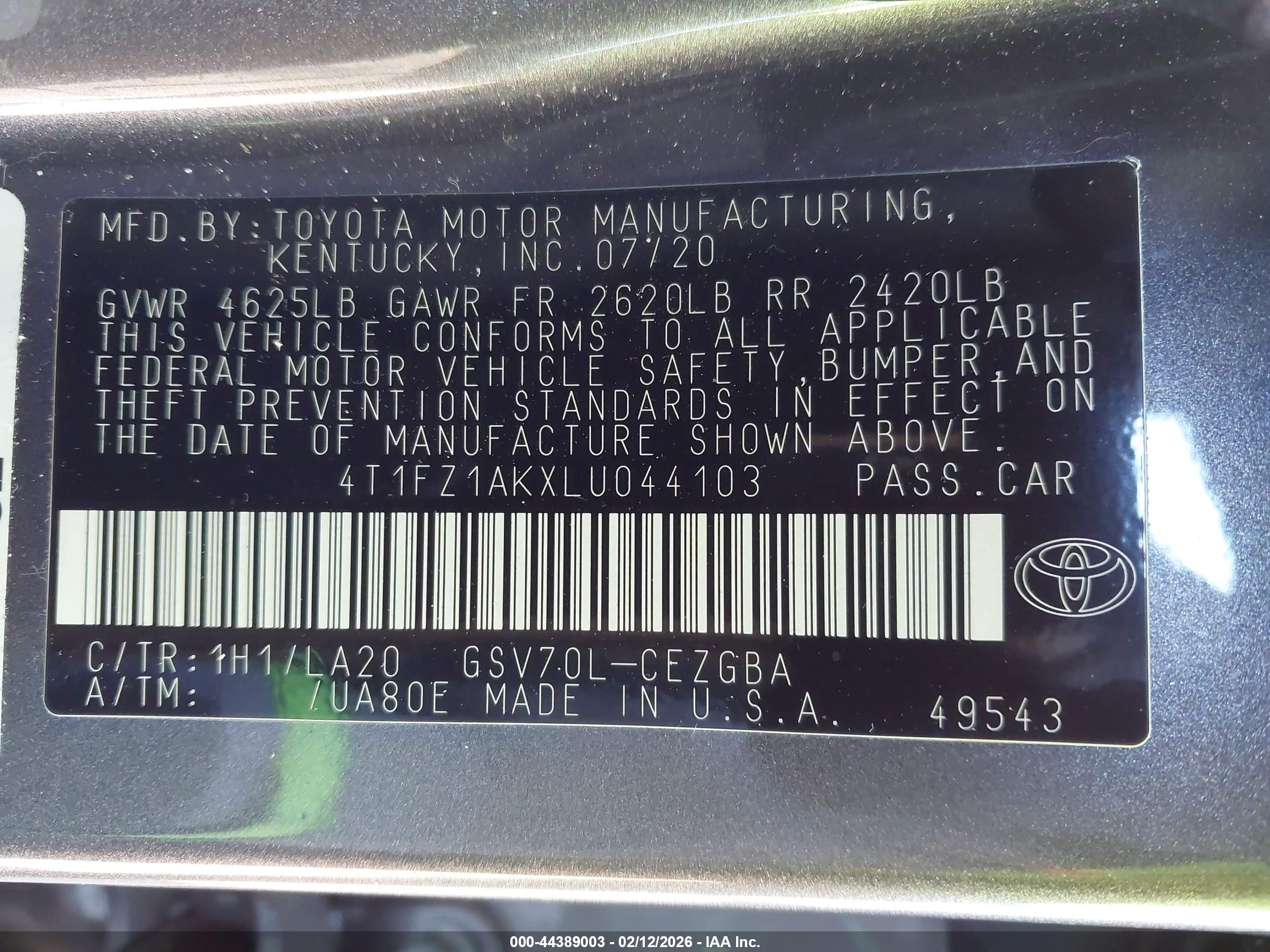 TOYOTA CAMRY image 9