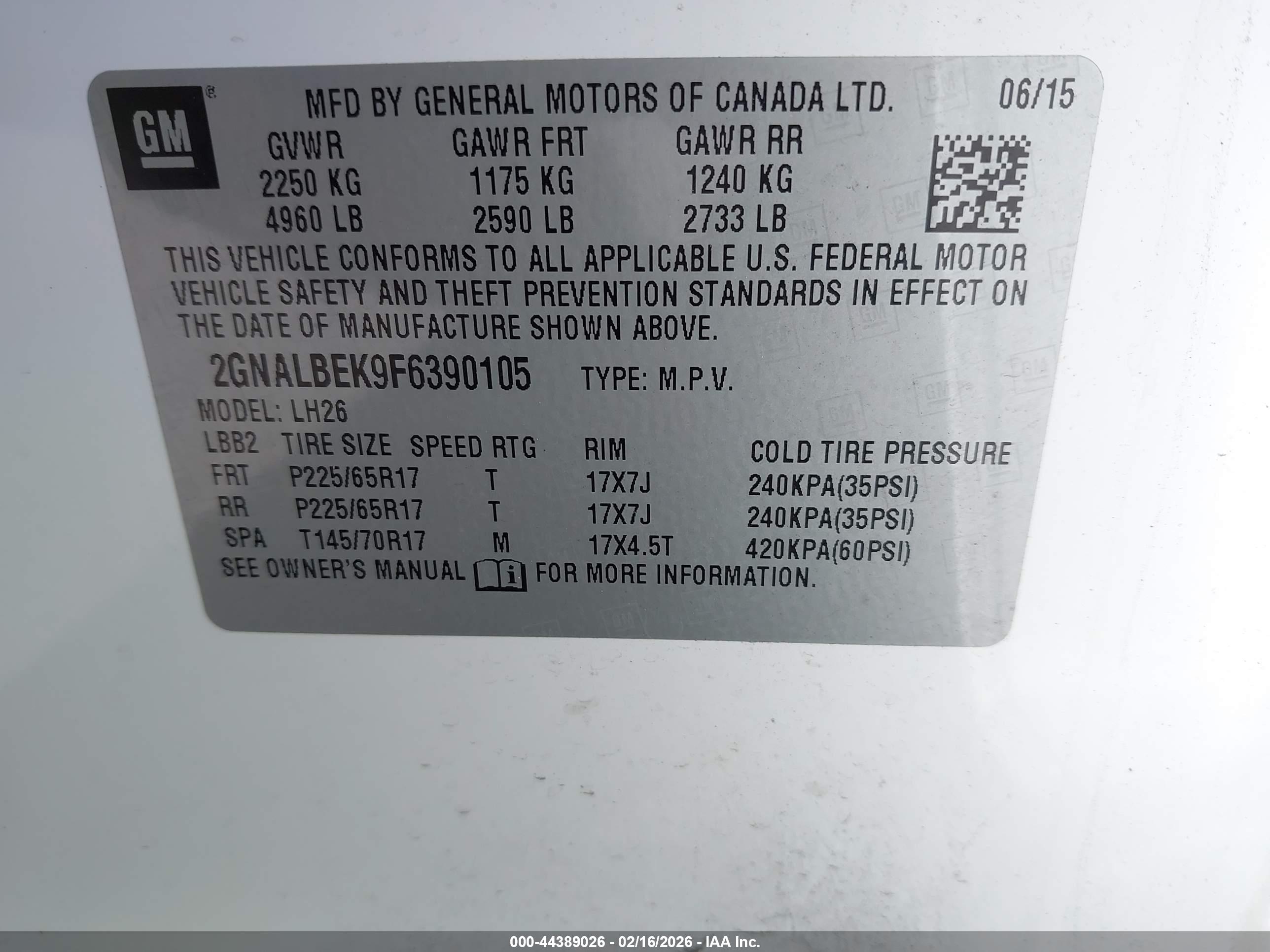 CHEVROLET EQUINOX image 9