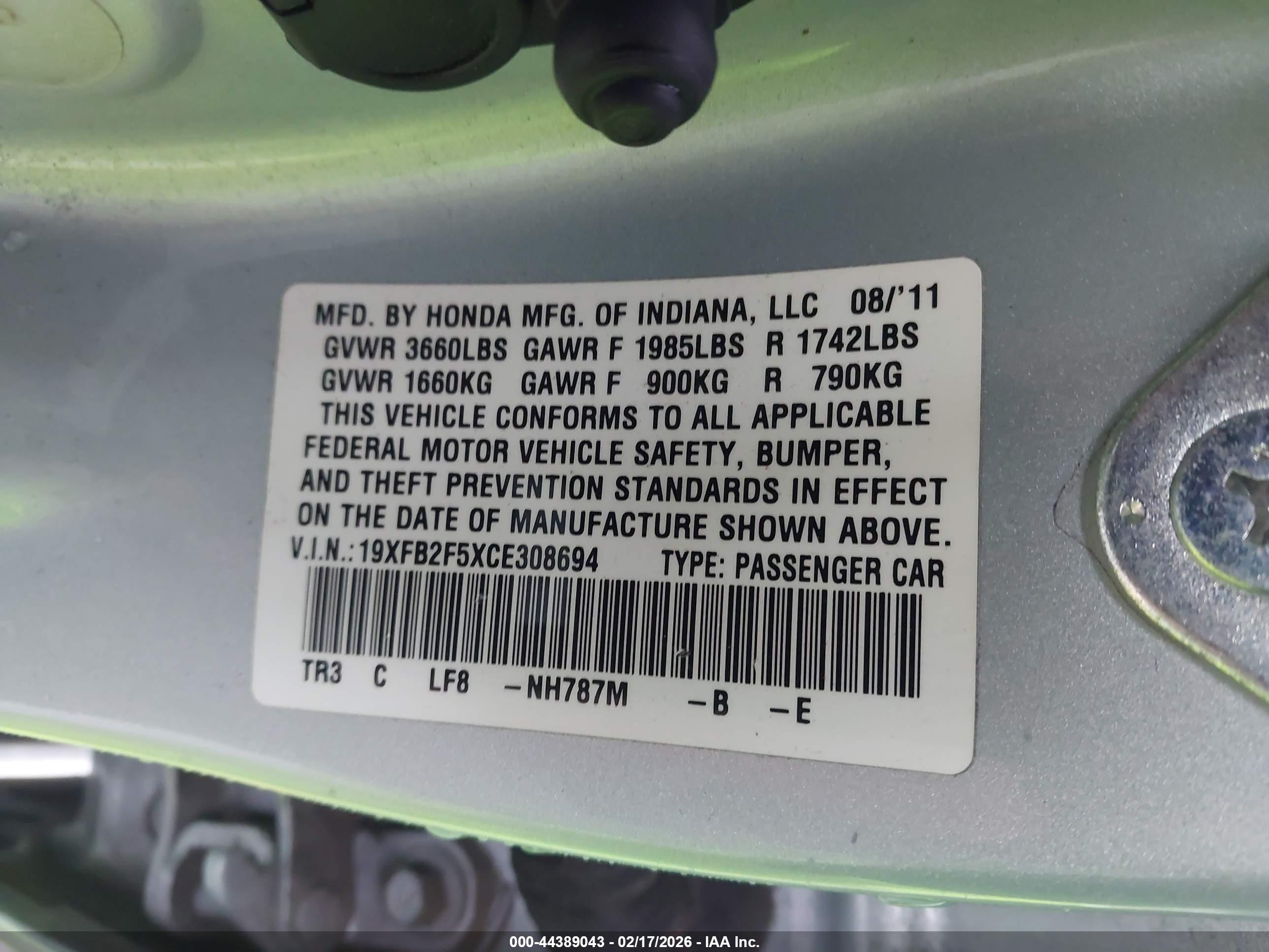 HONDA CIVIC image 9