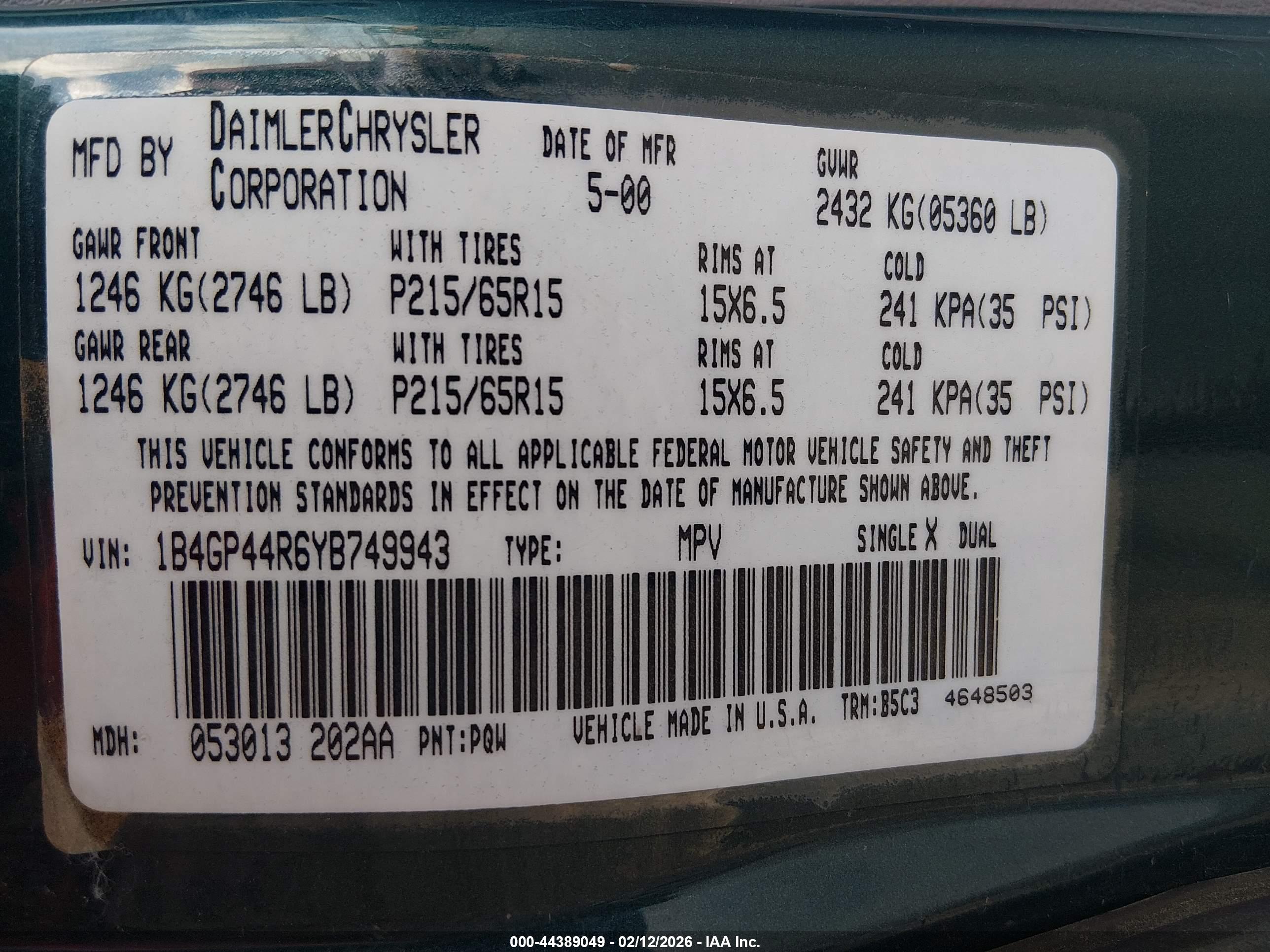 DODGE GRAND image 9