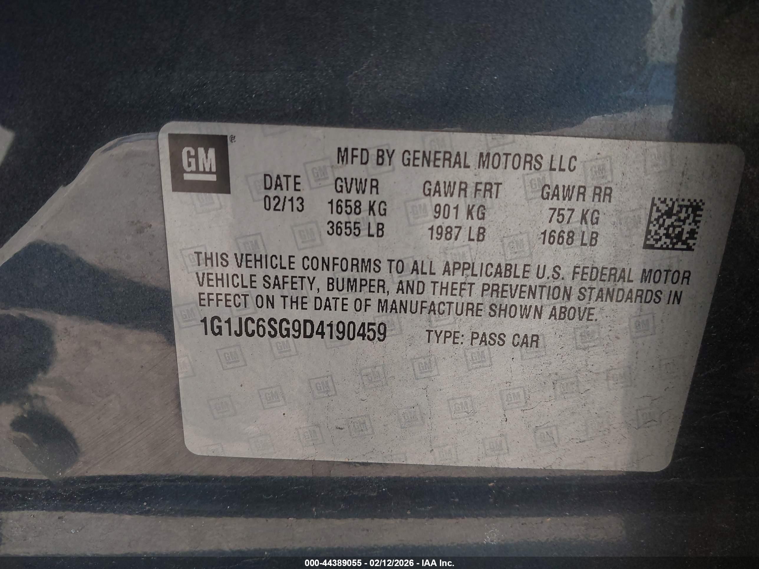 CHEVROLET SONIC image 9