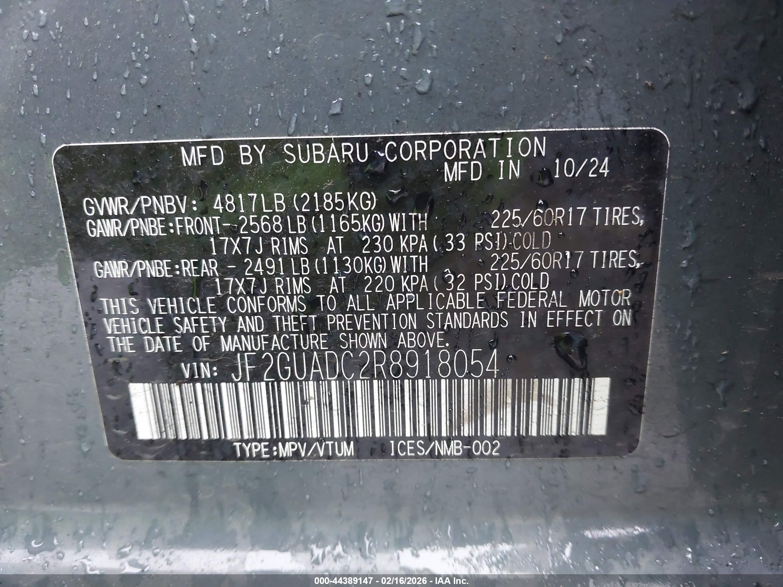 SUBARU CROSSTREK image 9