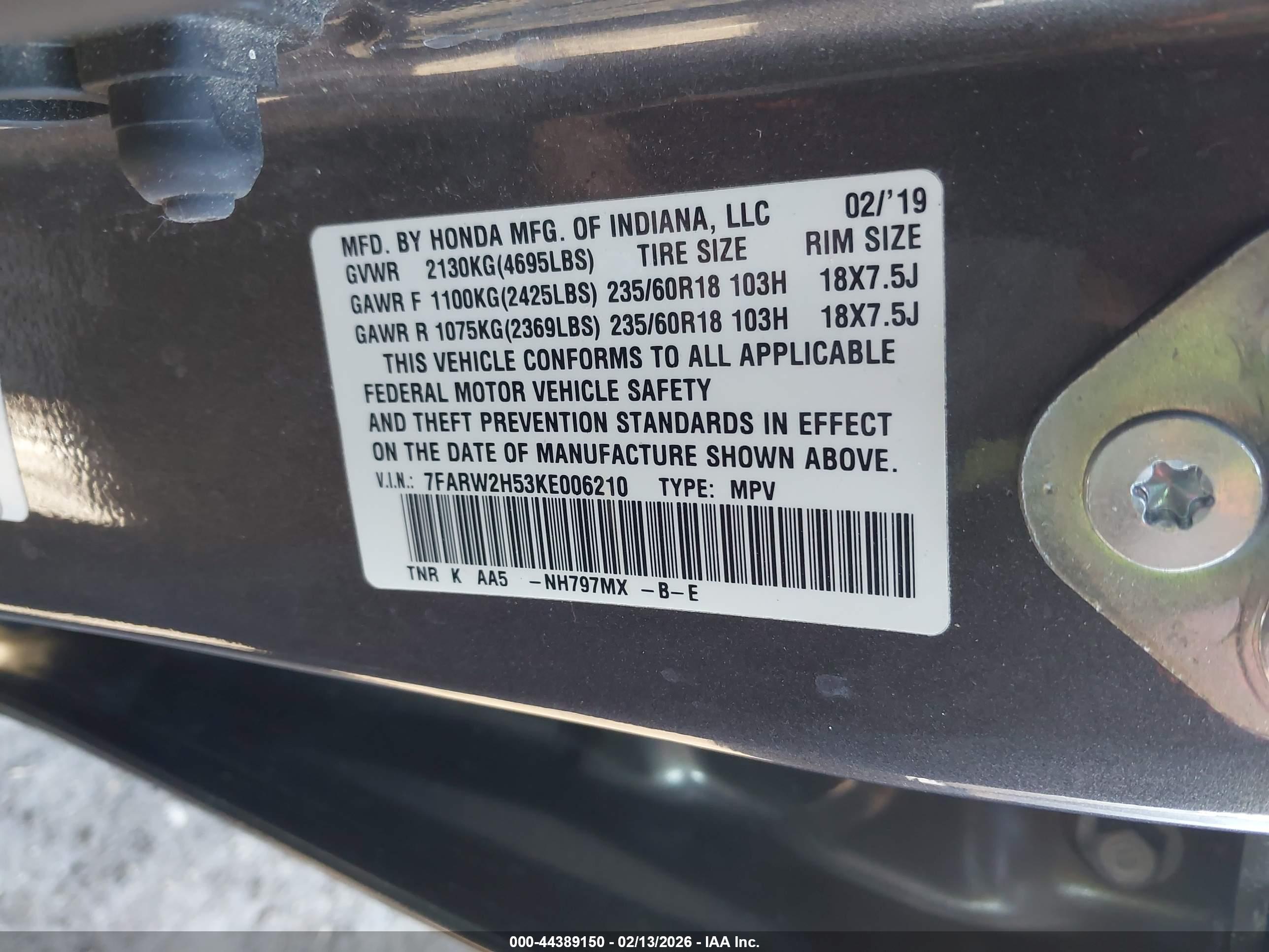 HONDA CR-V image 9