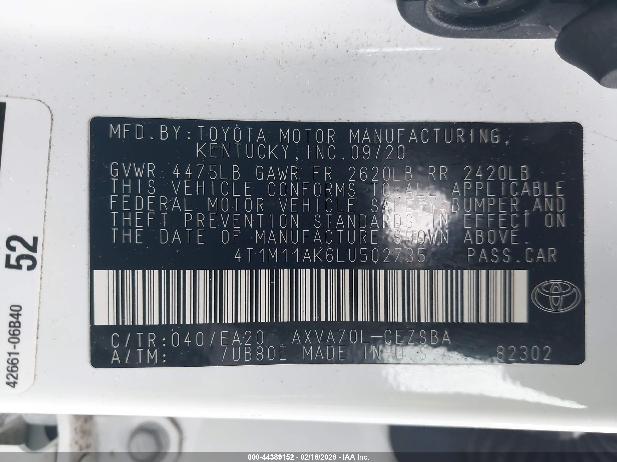 TOYOTA CAMRY image 9