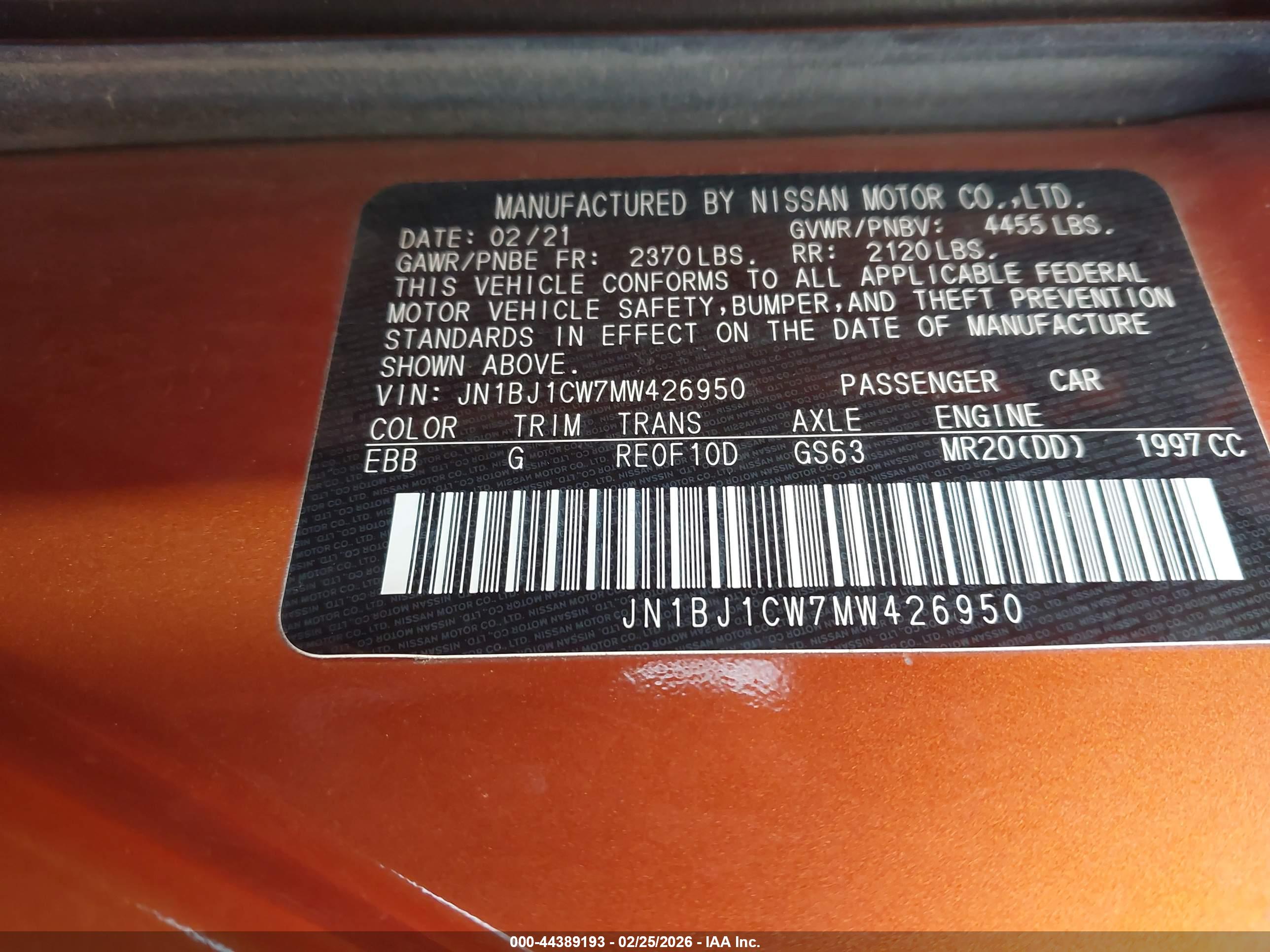 NISSAN ROGUE image 9