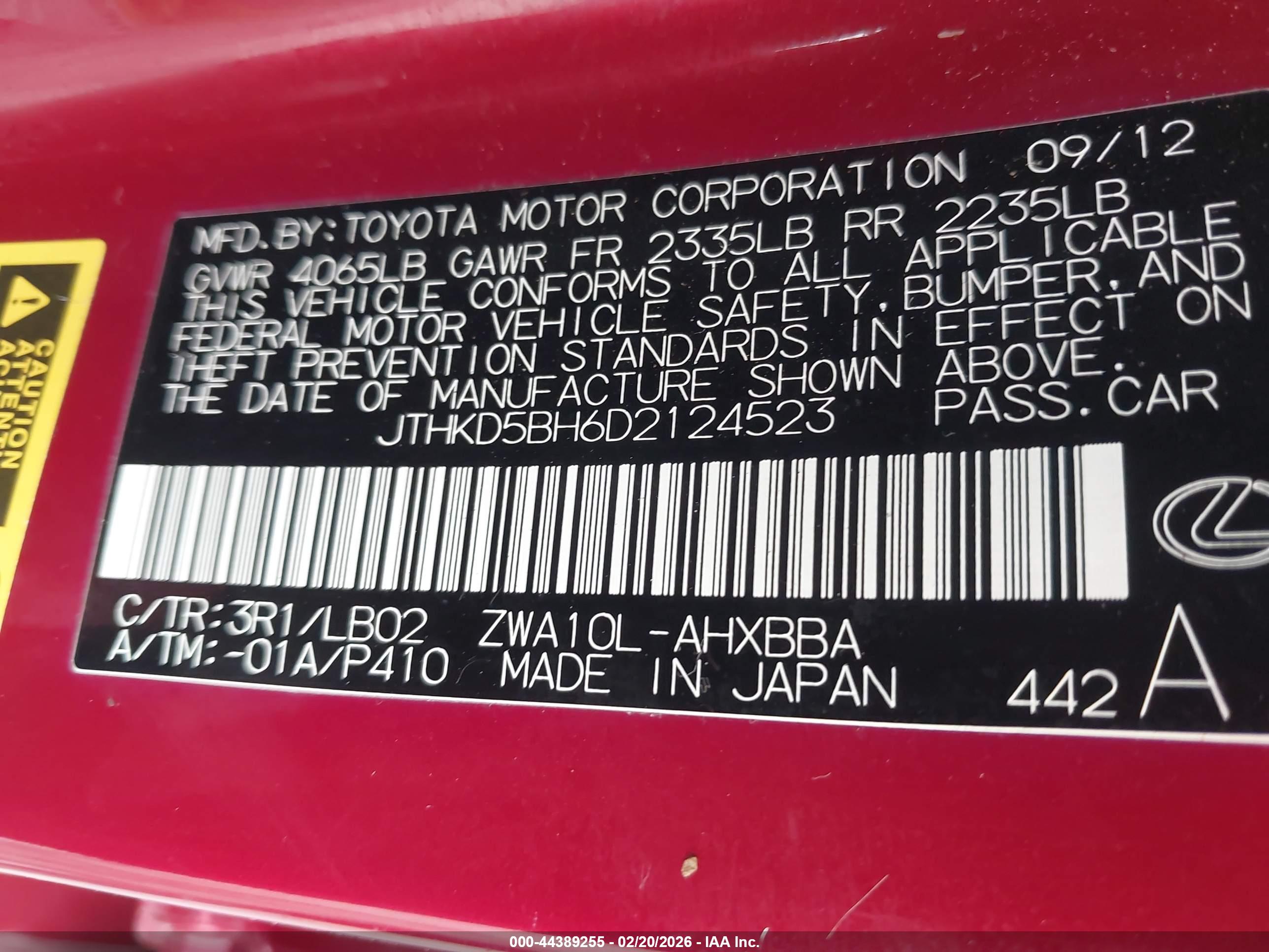 LEXUS CT image 9