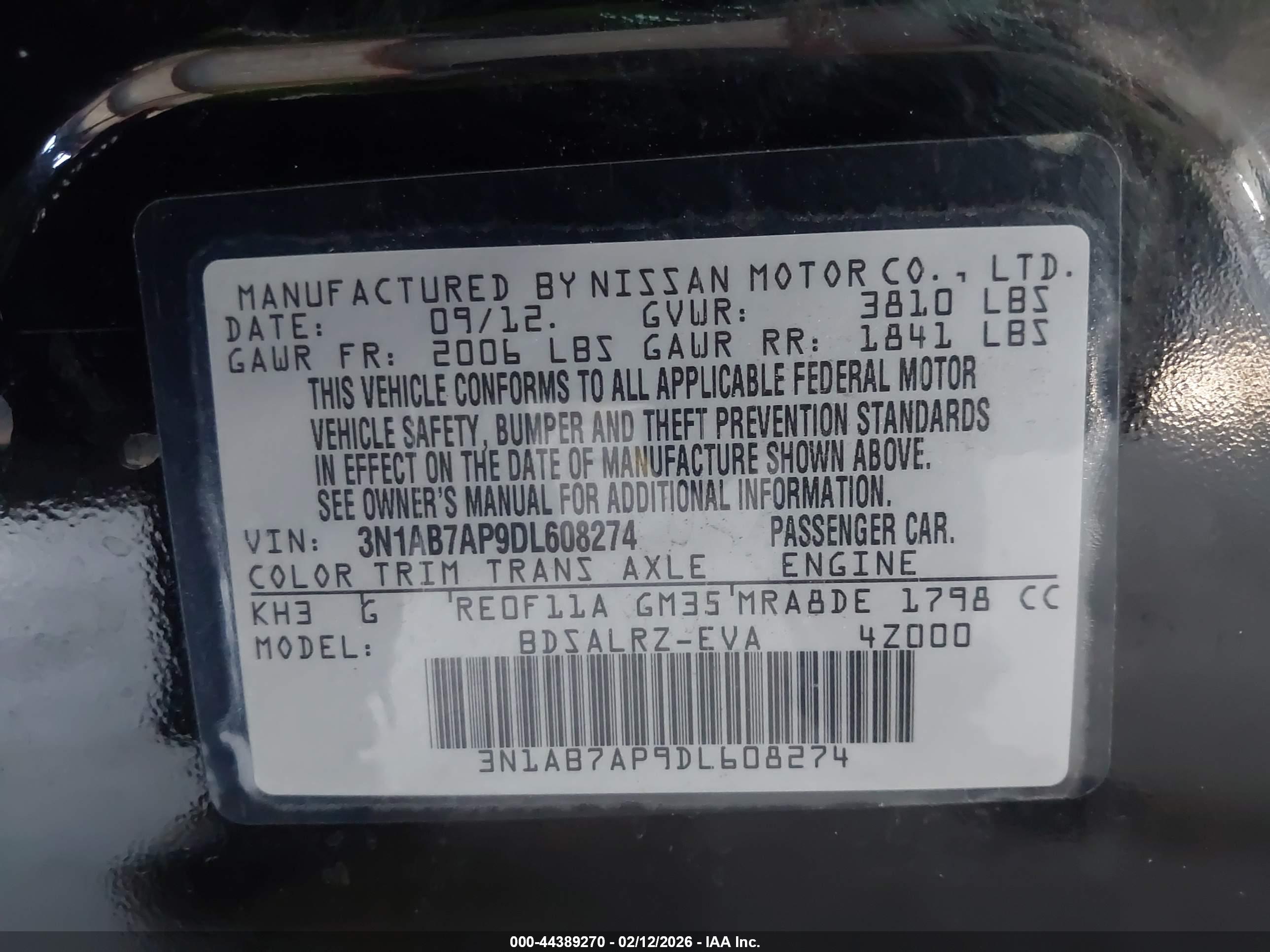NISSAN SENTRA image 9