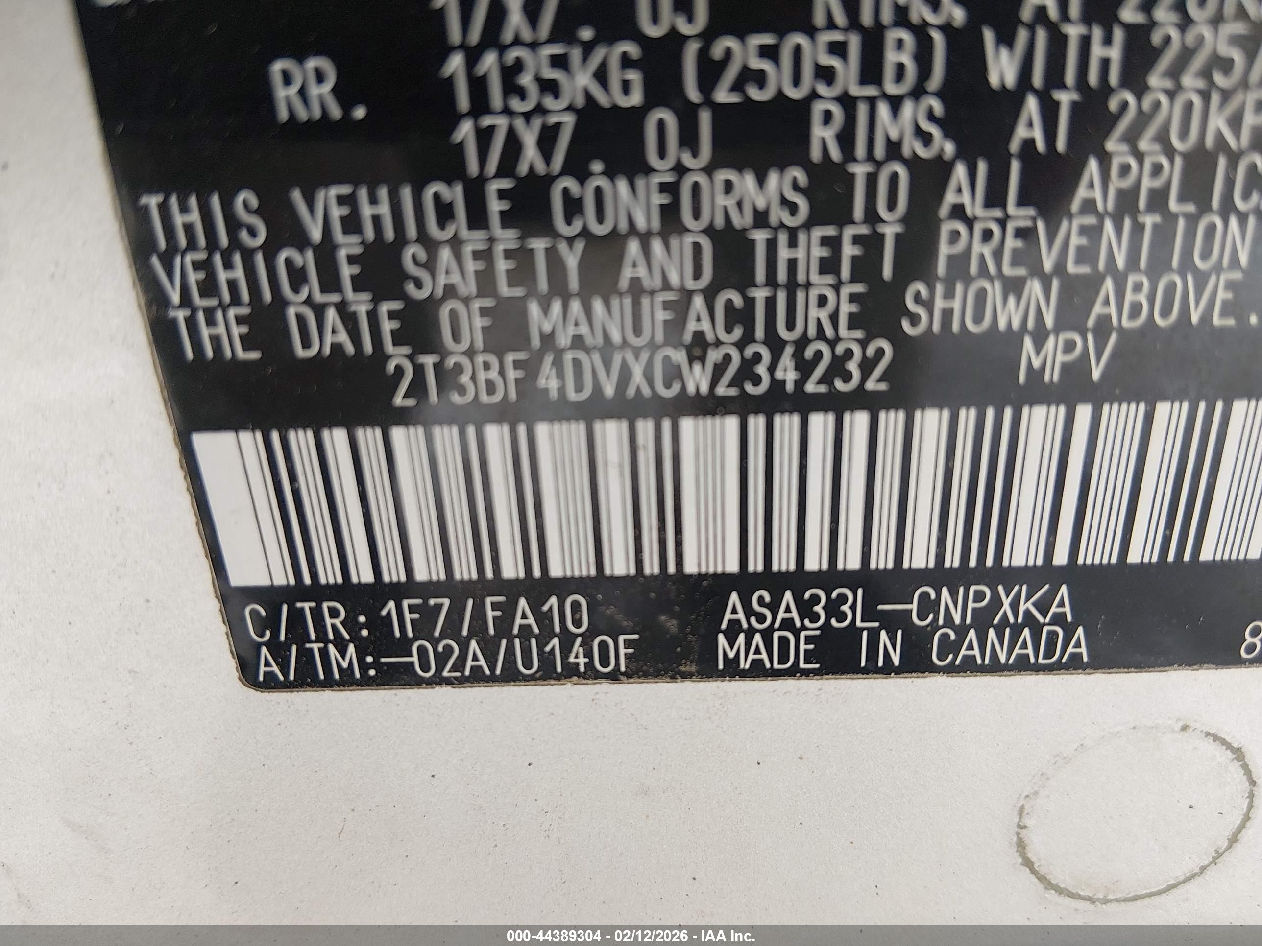 TOYOTA RAV4 image 9