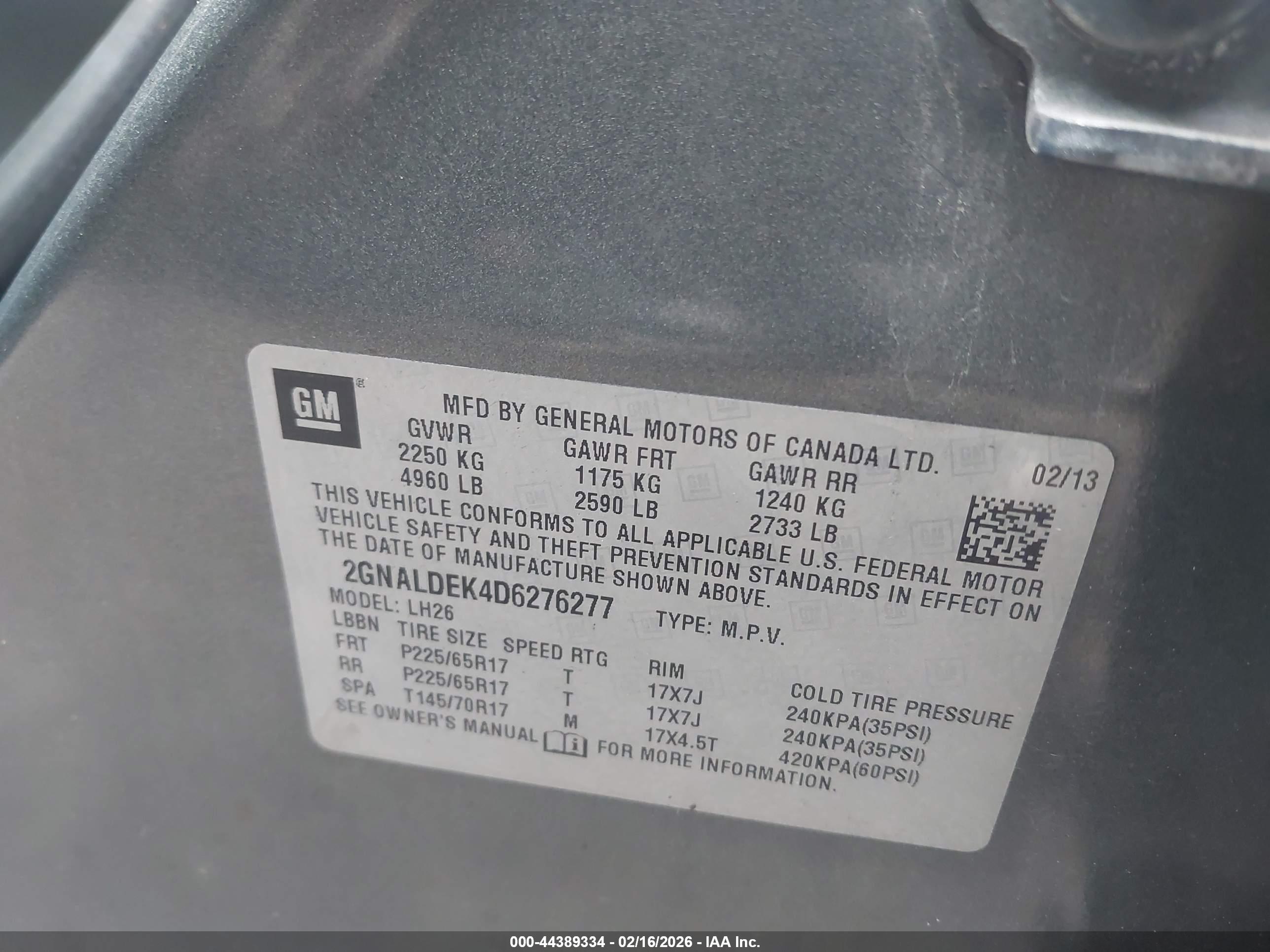 CHEVROLET EQUINOX image 9