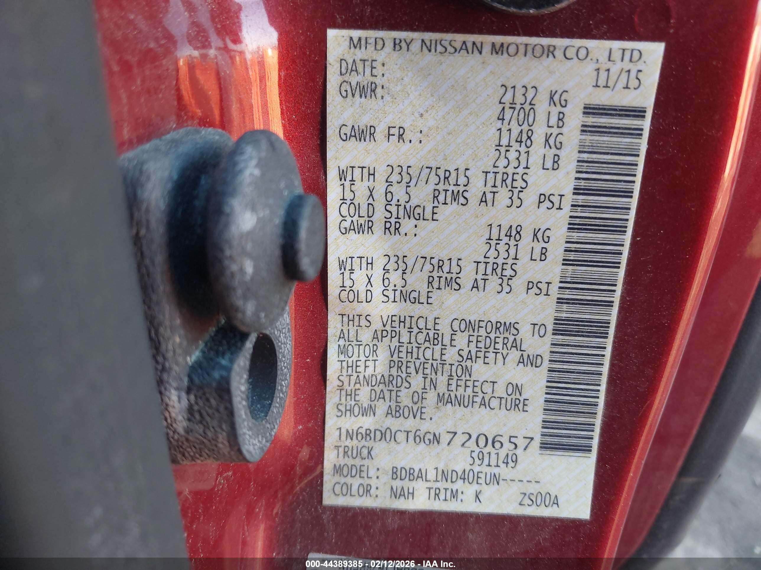 NISSAN FRONTIER image 9