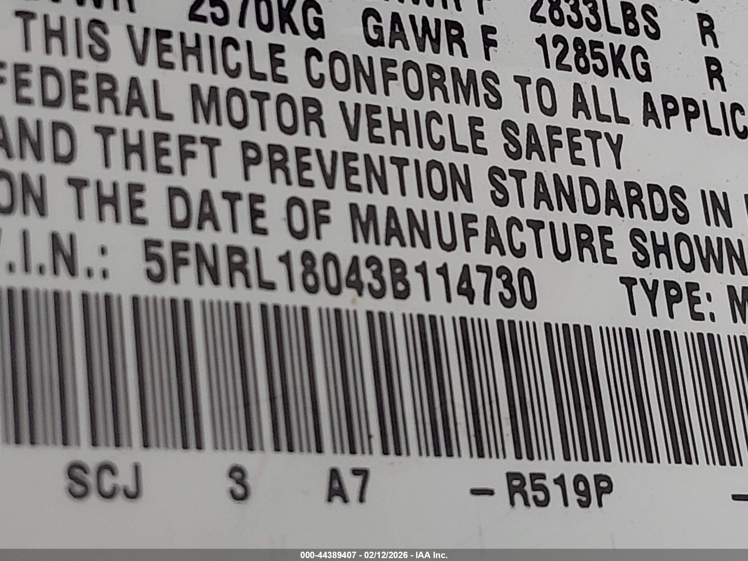 HONDA ODYSSEY image 9