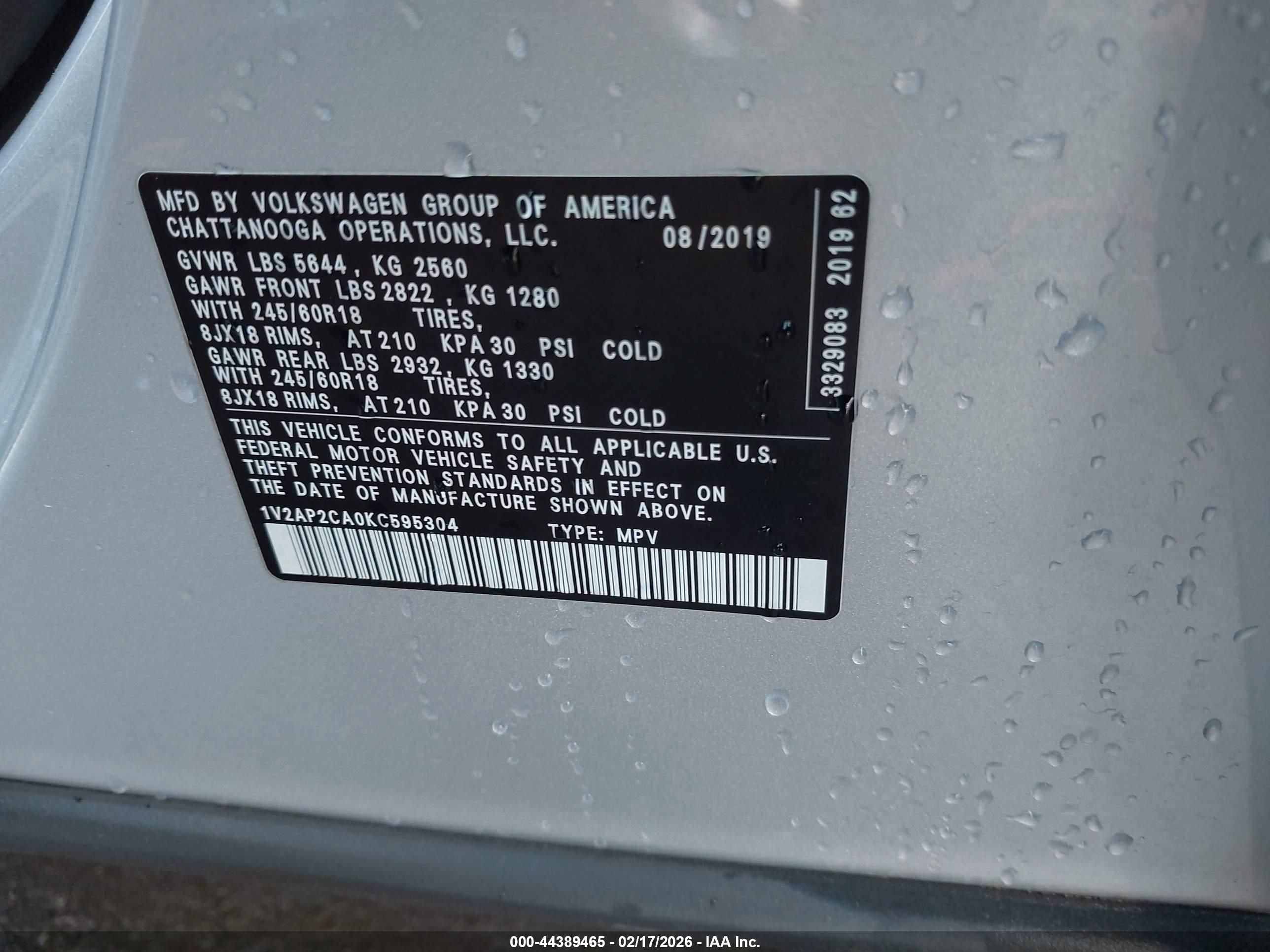 VOLKSWAGEN ATLAS image 9