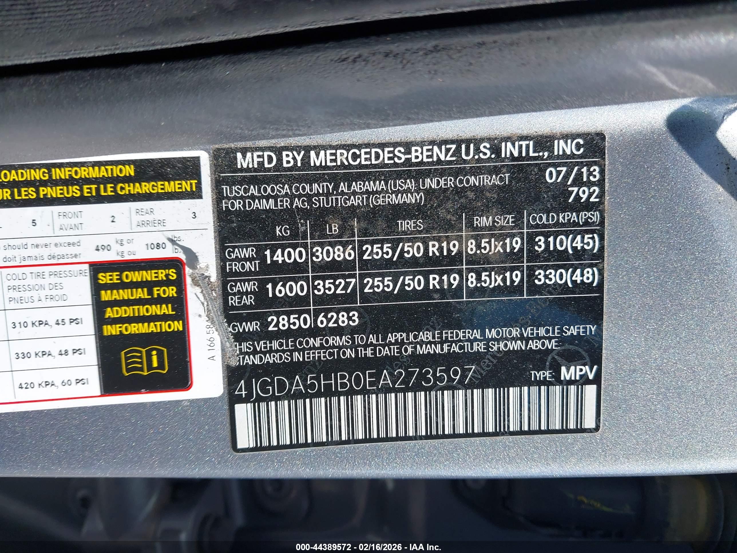 MERCEDES-BENZ ML image 9