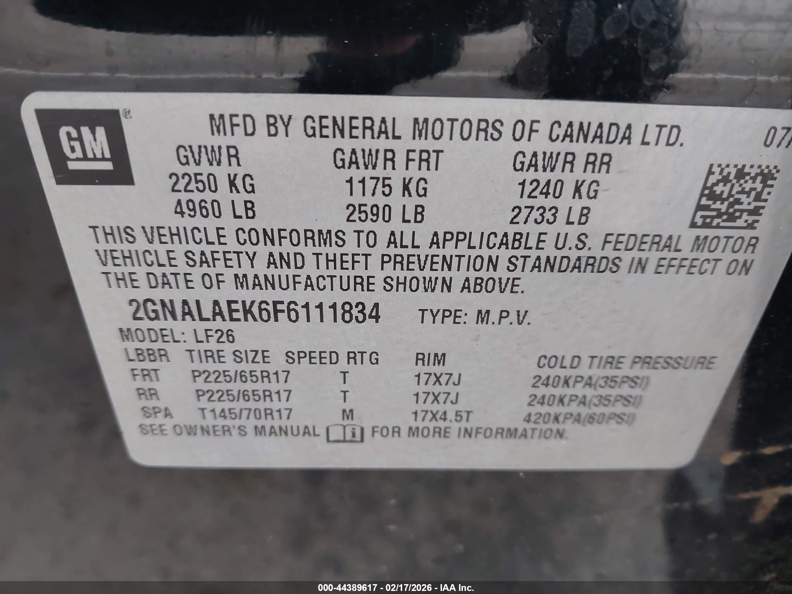 CHEVROLET EQUINOX image 9