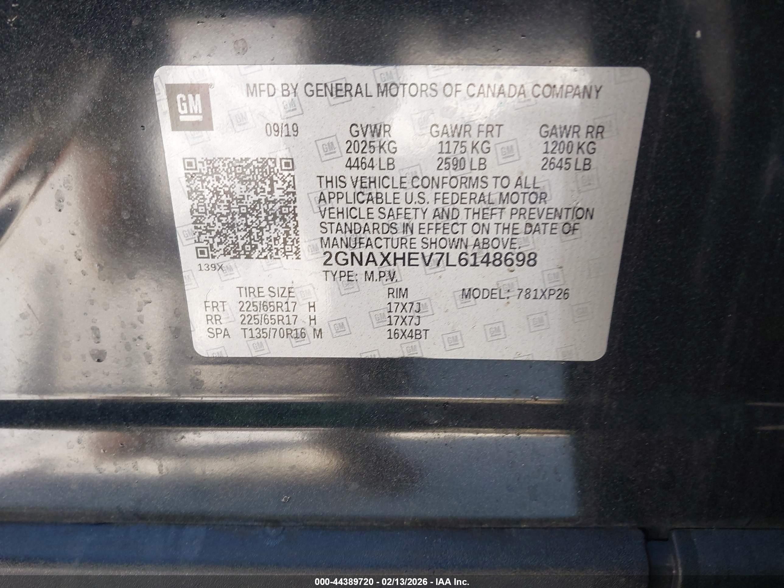 CHEVROLET EQUINOX image 9