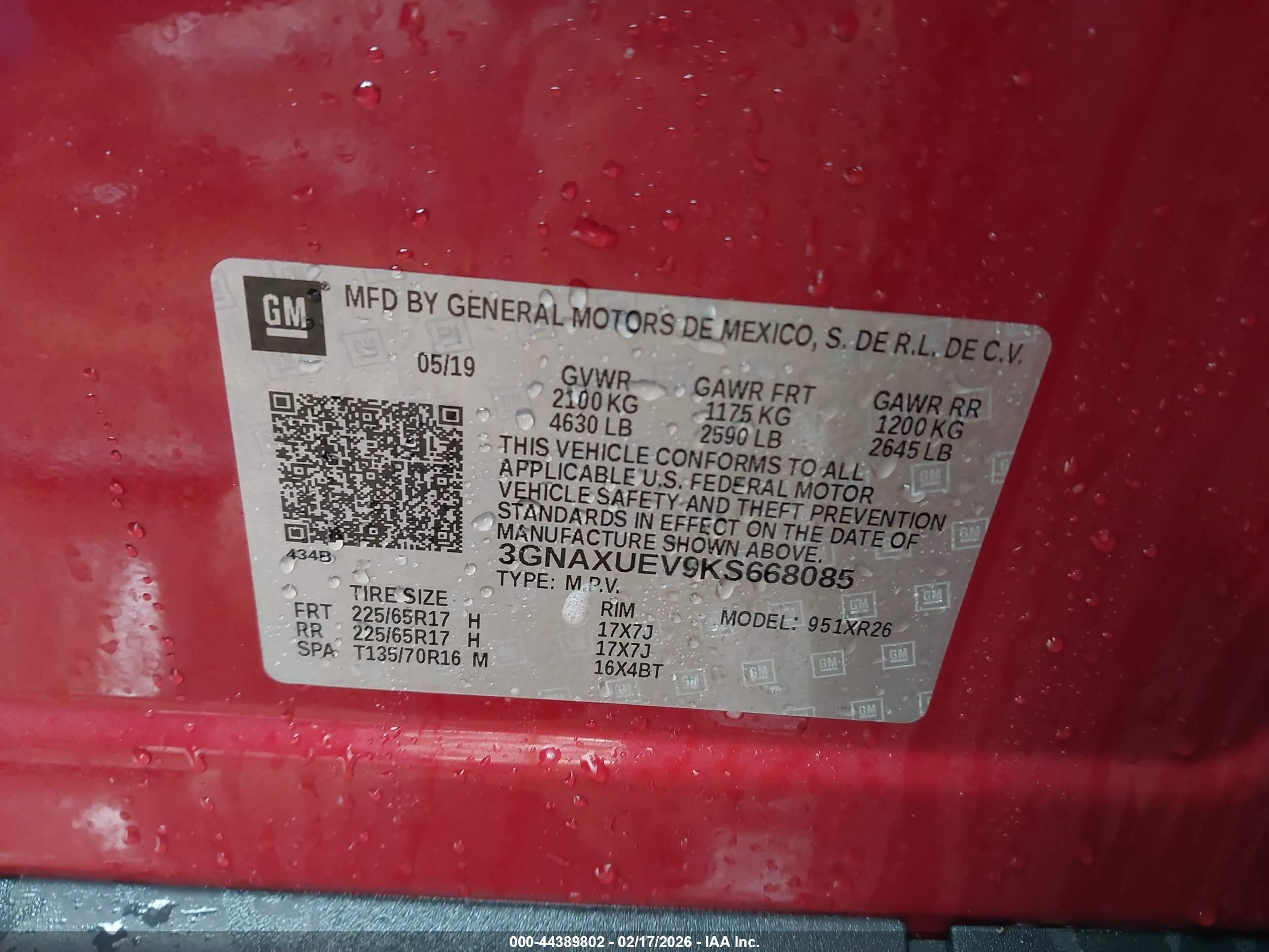 CHEVROLET EQUINOX image 9