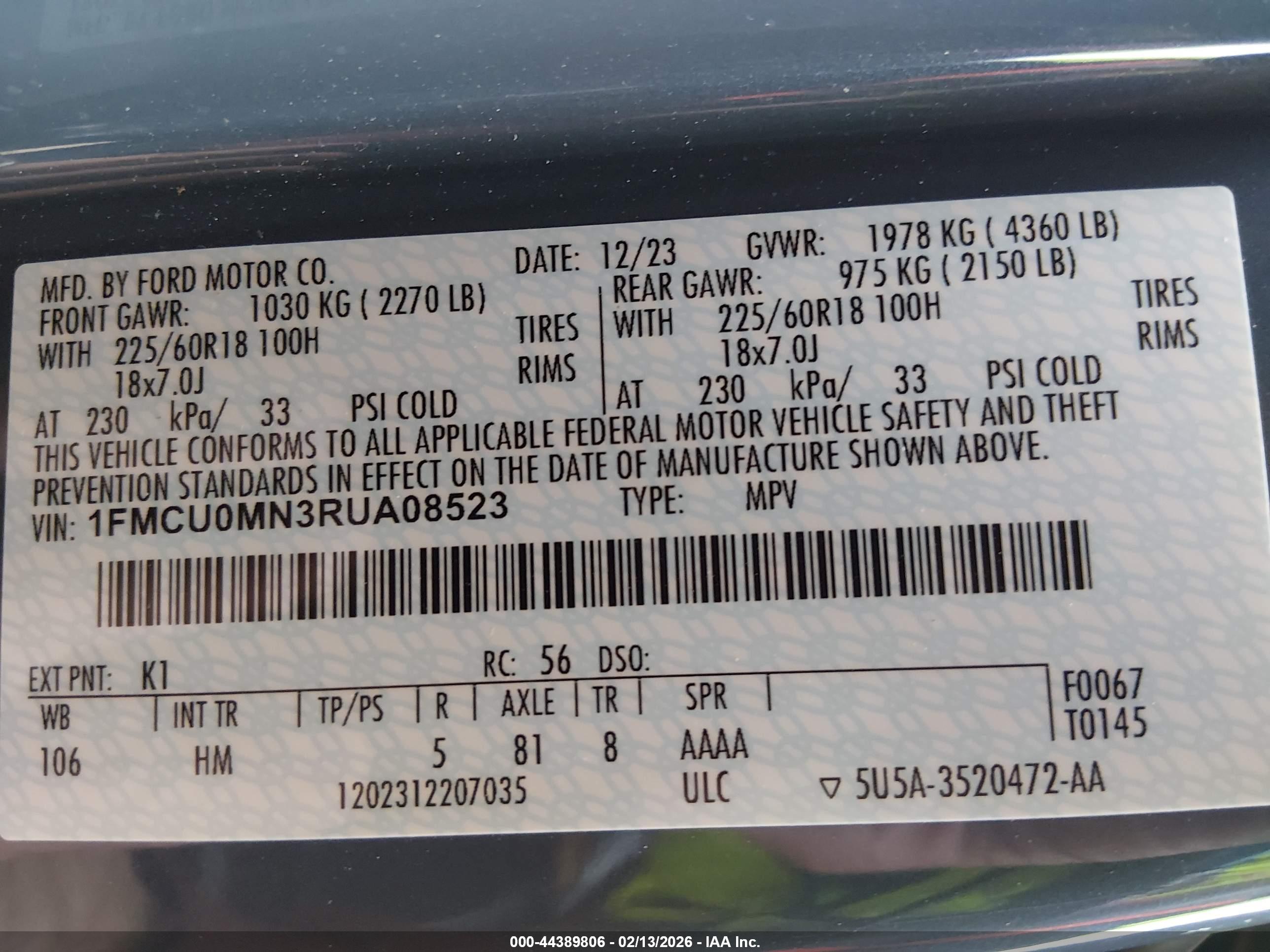 FORD ESCAPE image 9