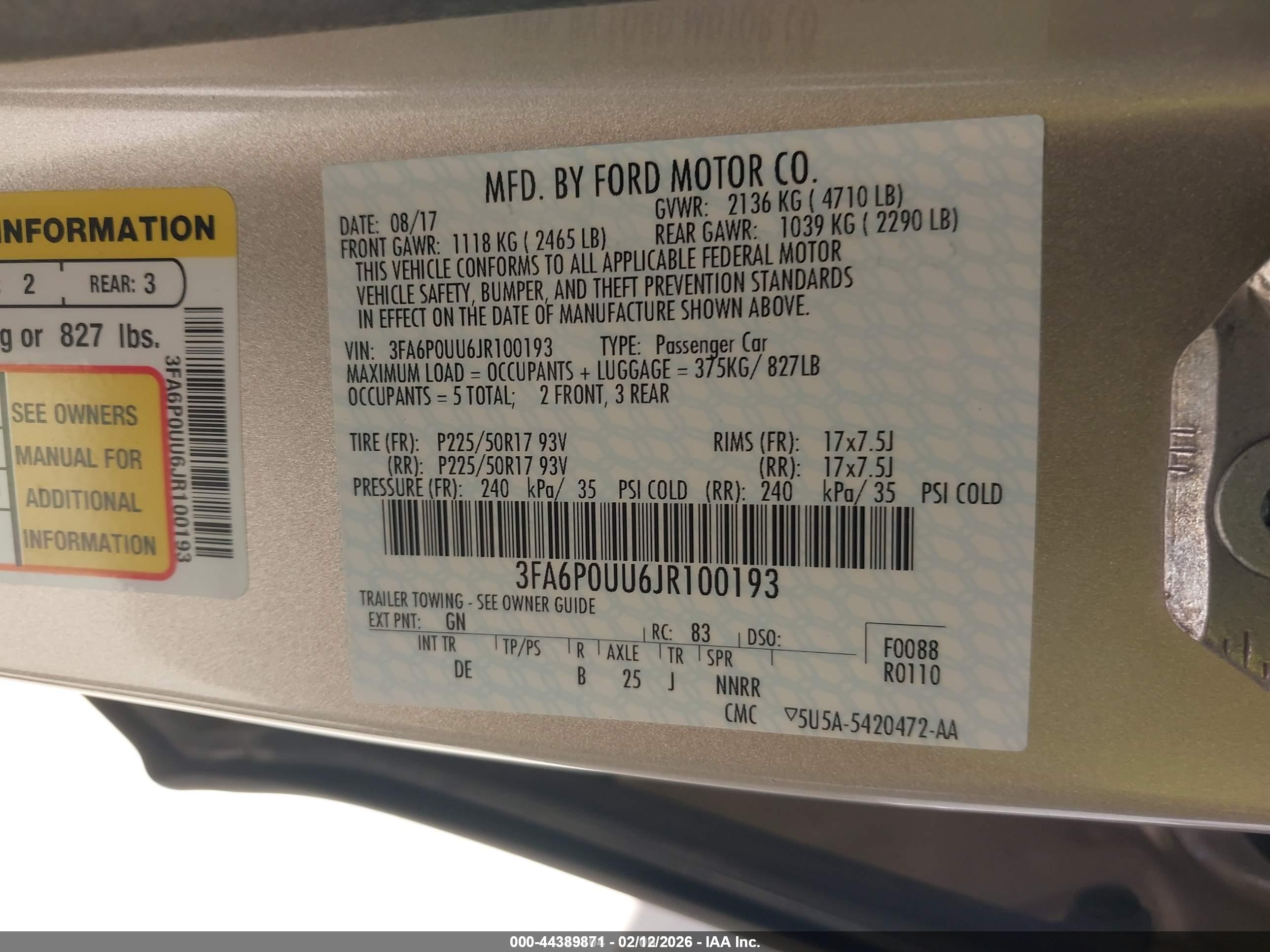 FORD FUSION image 9