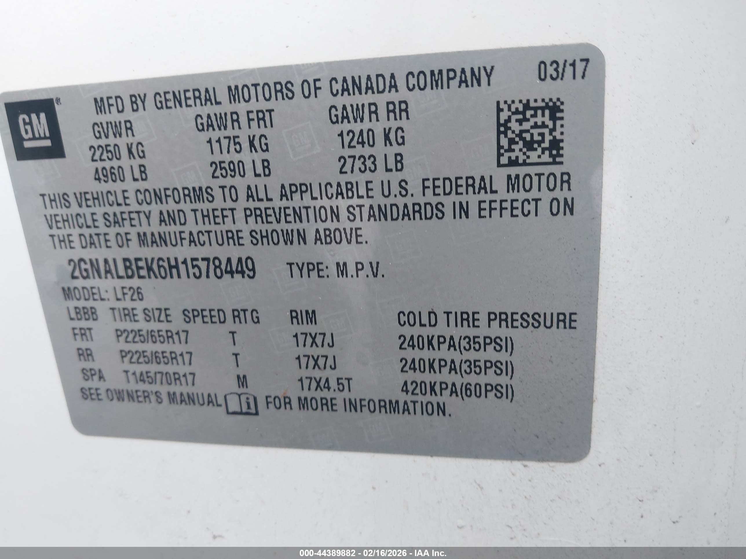 CHEVROLET EQUINOX image 9