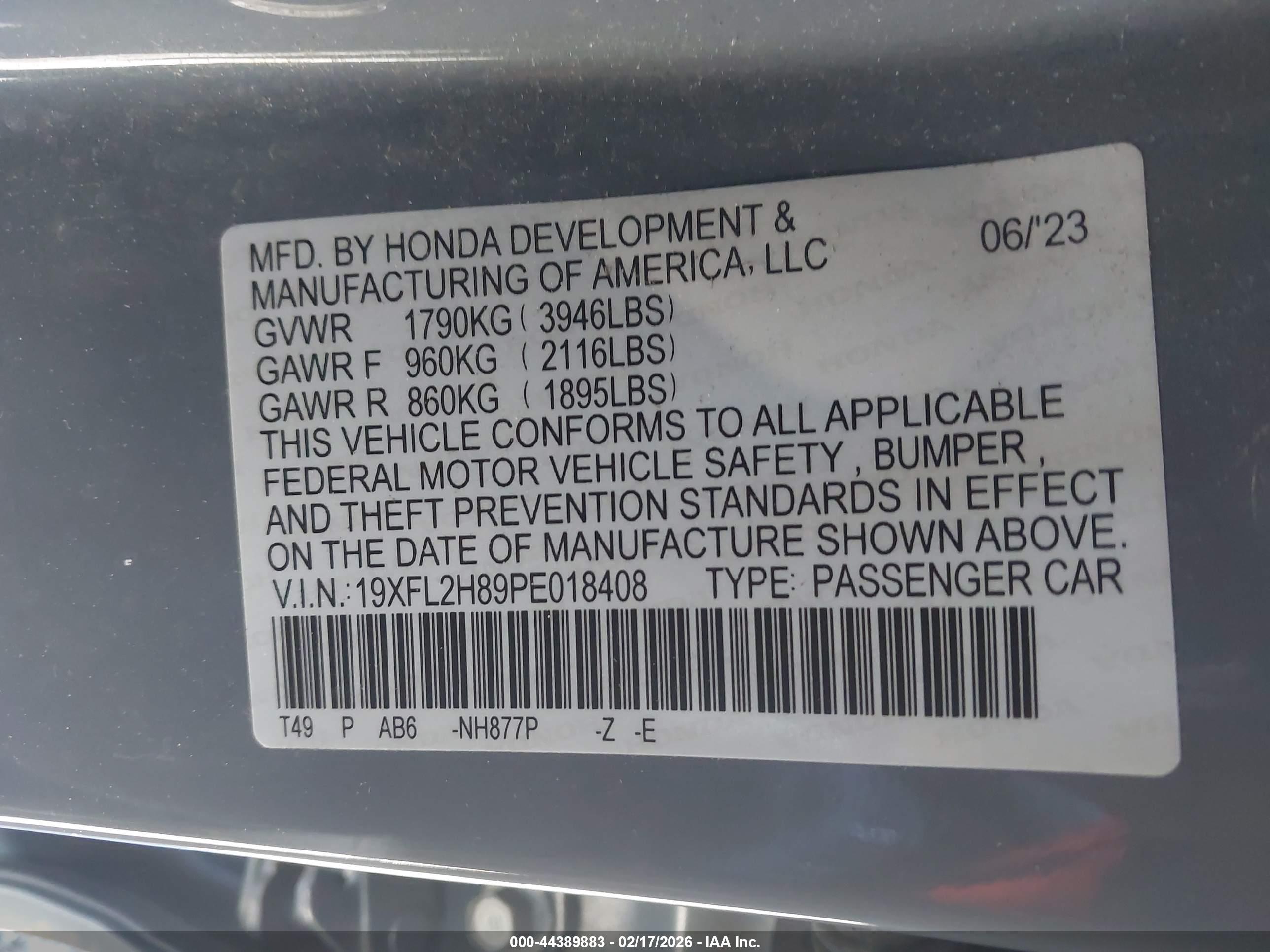HONDA CIVIC image 9