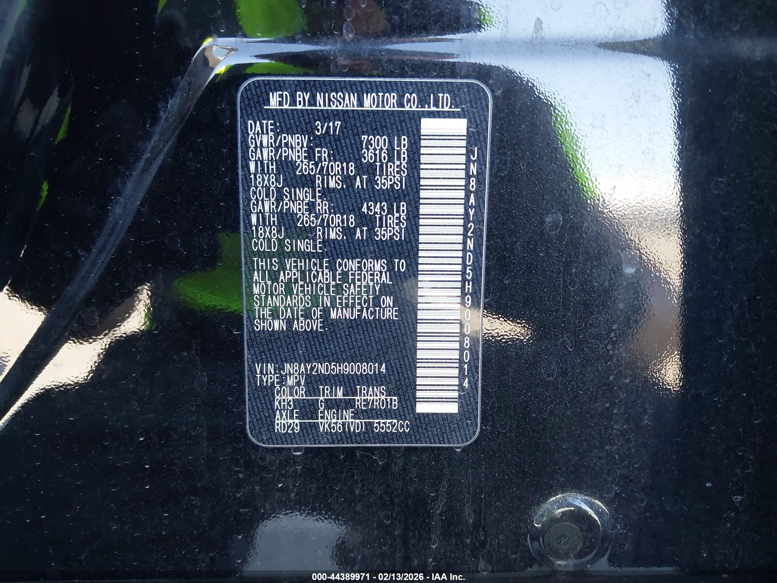 NISSAN ARMADA image 9