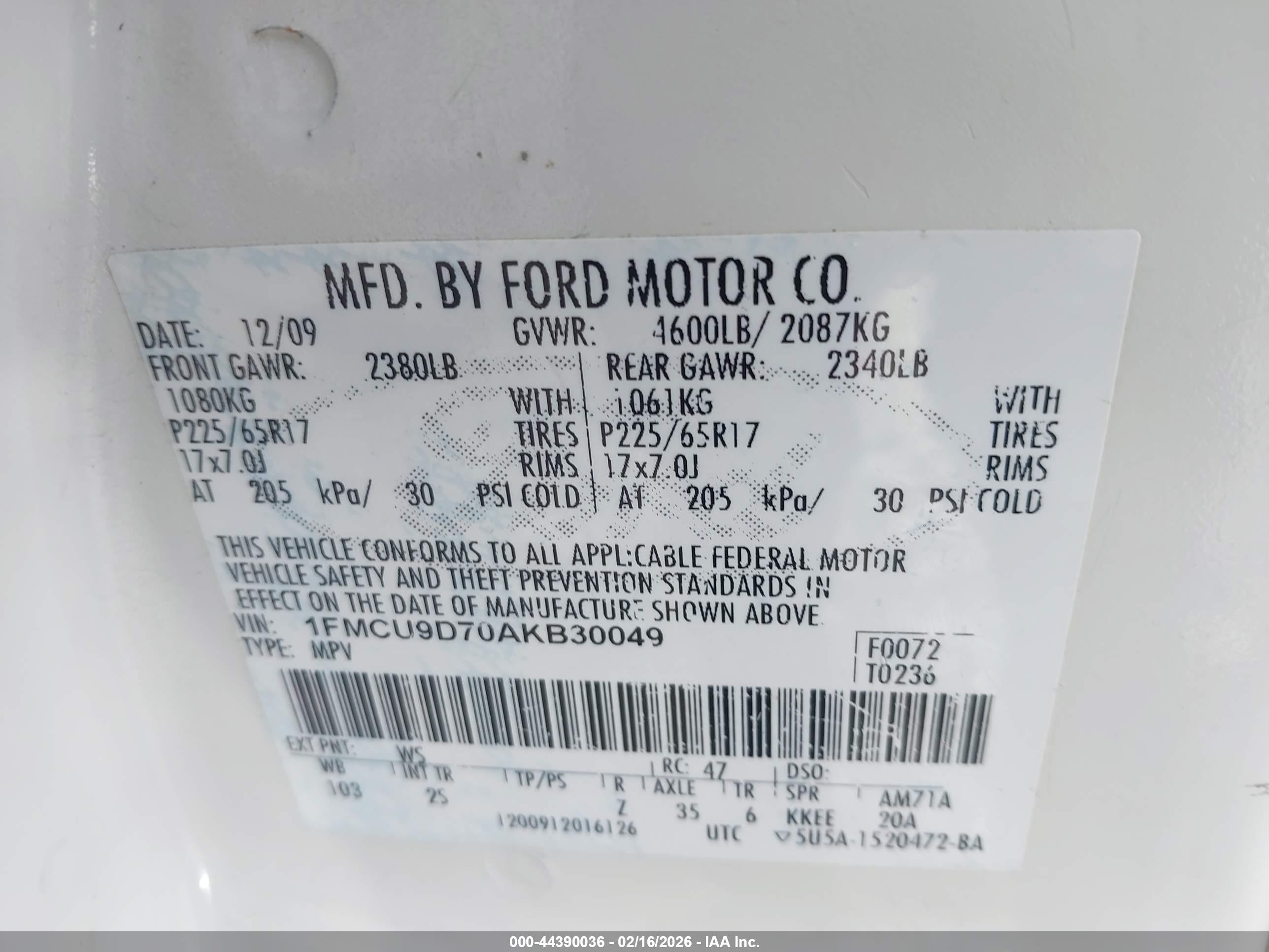 FORD ESCAPE image 9