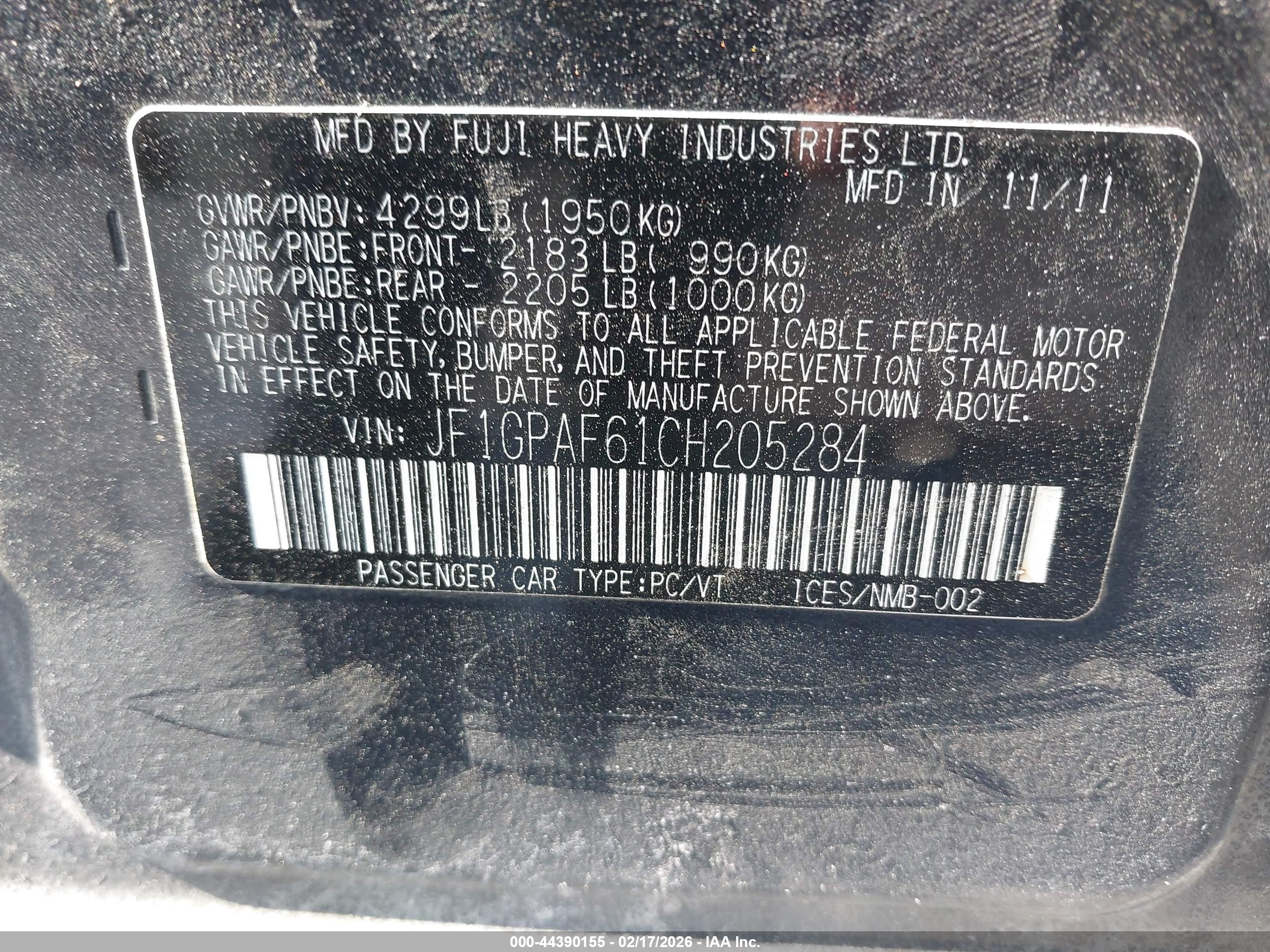 SUBARU IMPREZA image 9