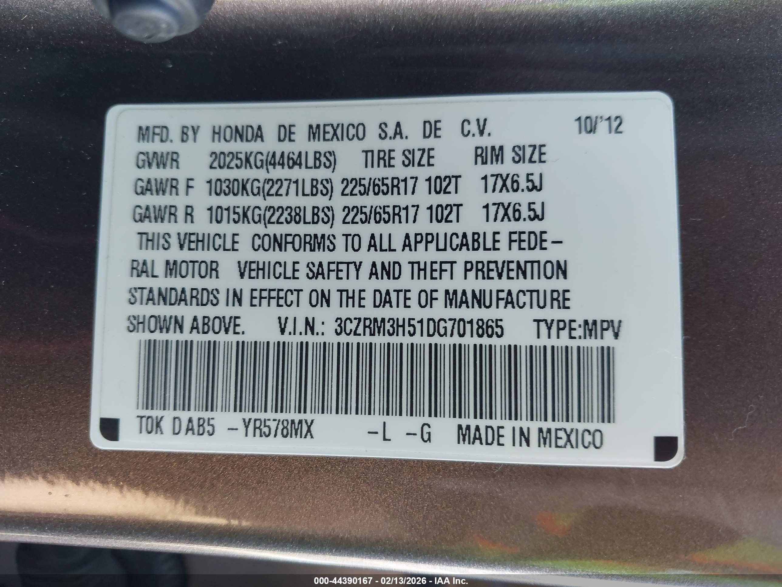 HONDA CR-V image 9