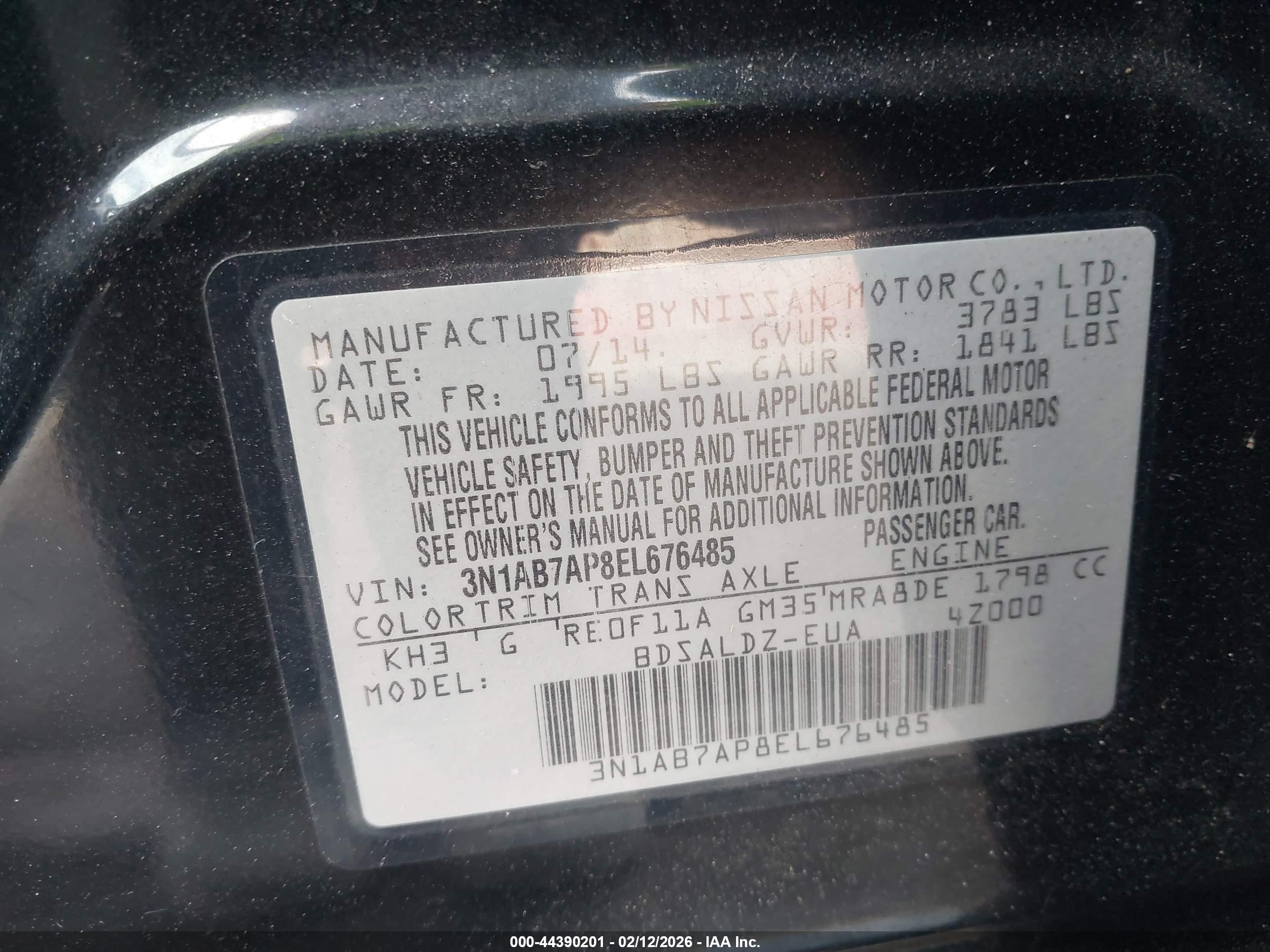 NISSAN SENTRA image 9