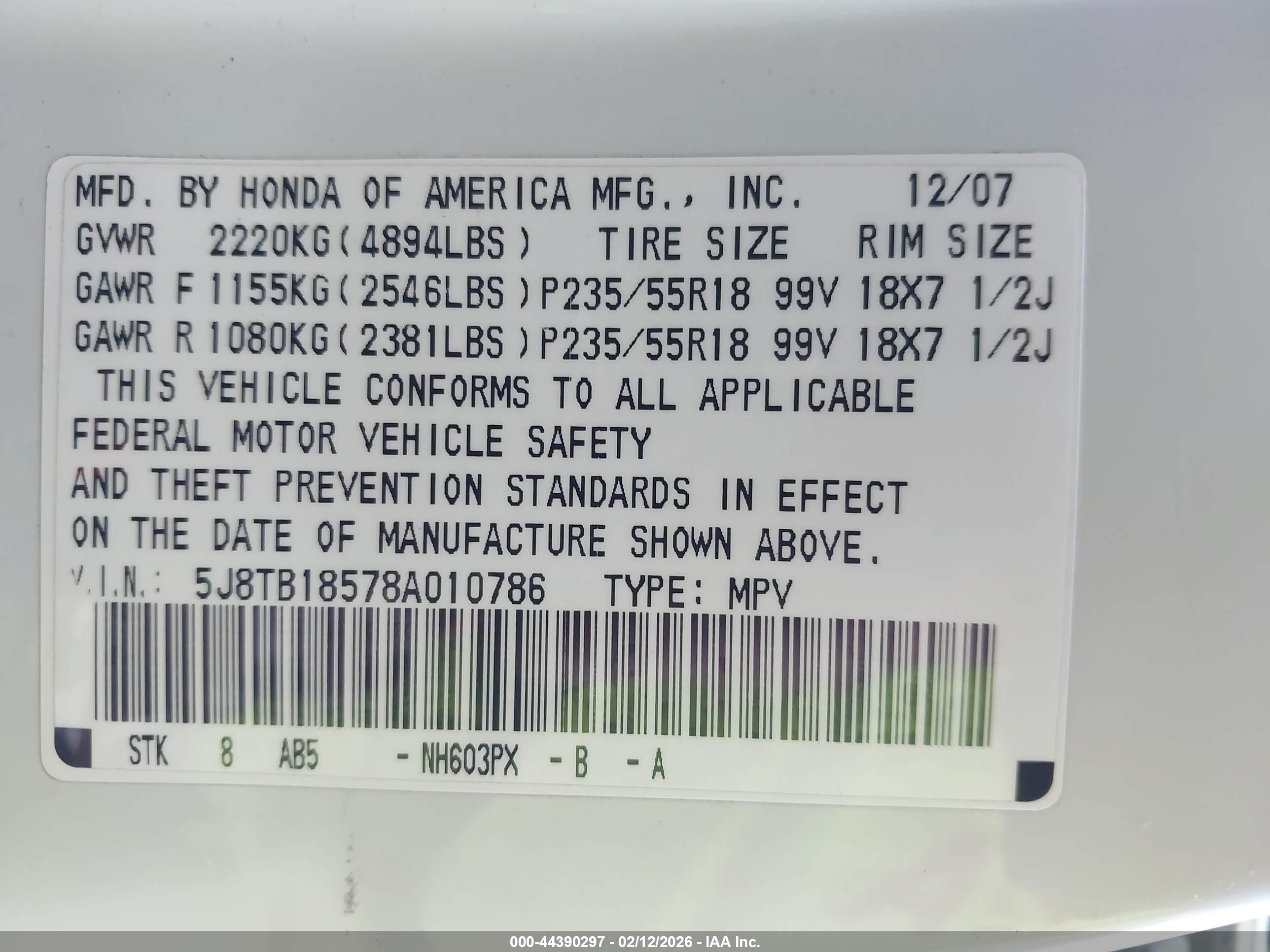 ACURA RDX image 9