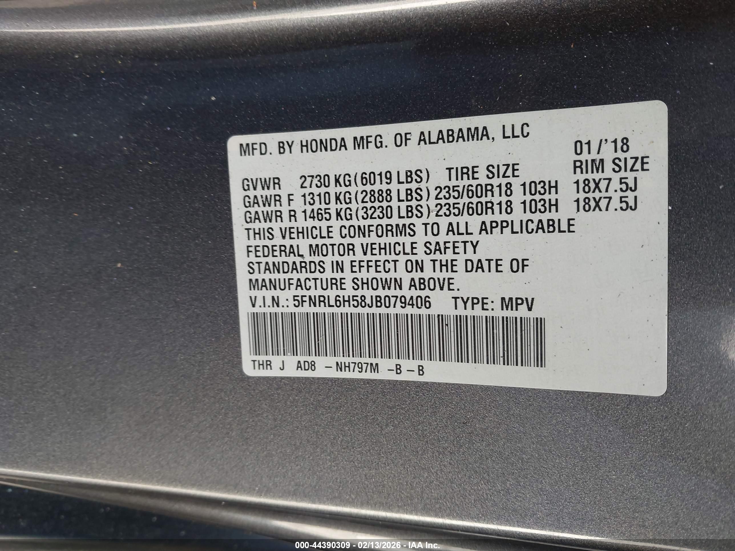 HONDA ODYSSEY image 9