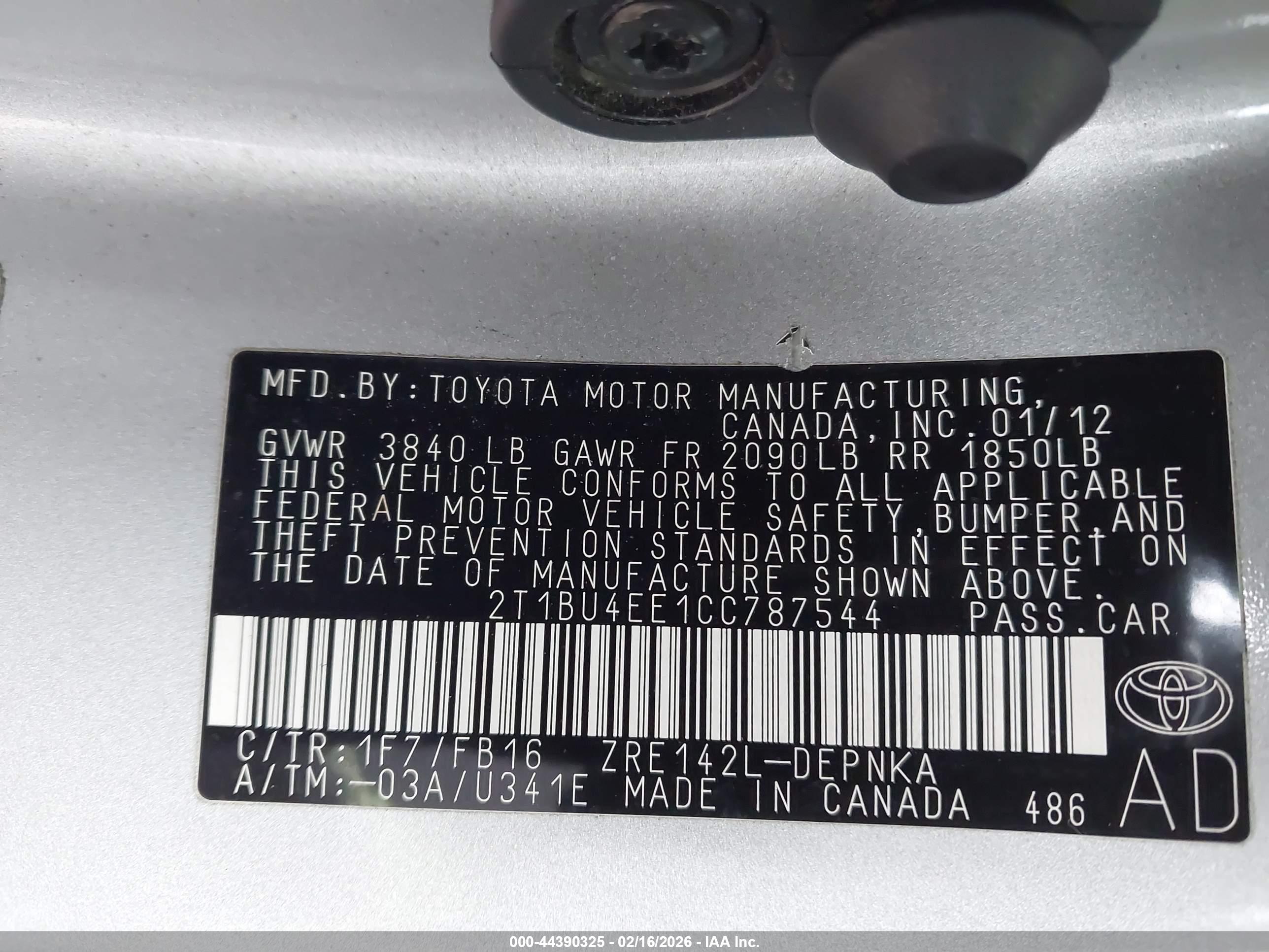 TOYOTA COROLLA image 9