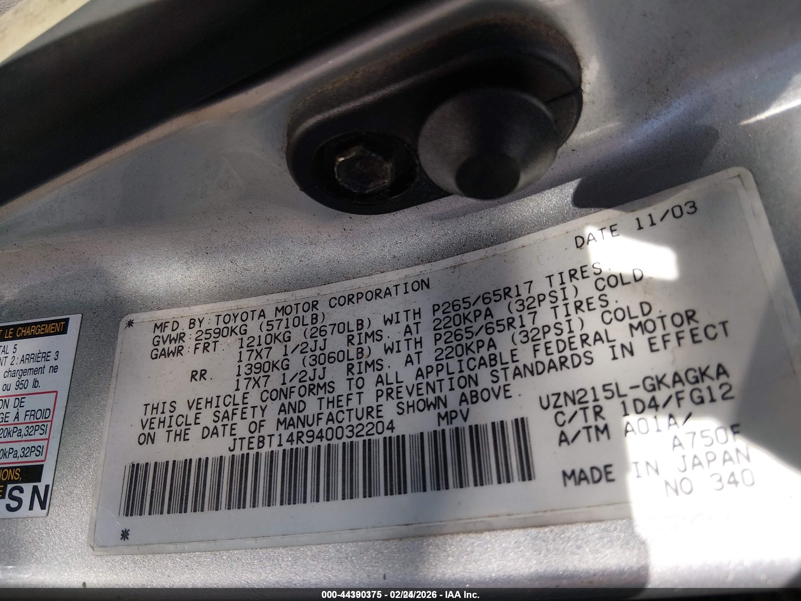 TOYOTA 4RUNNER image 9