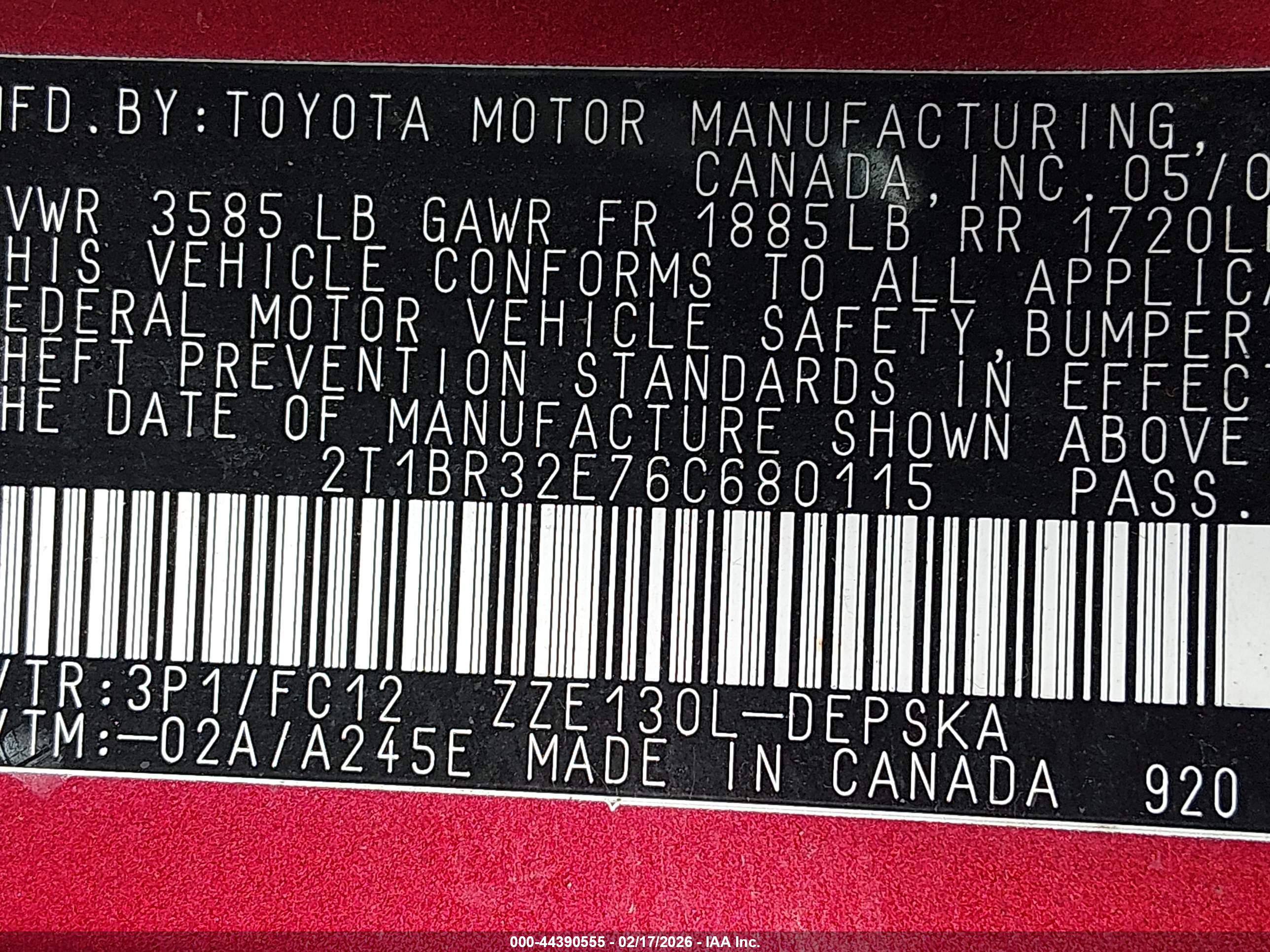 TOYOTA COROLLA image 9