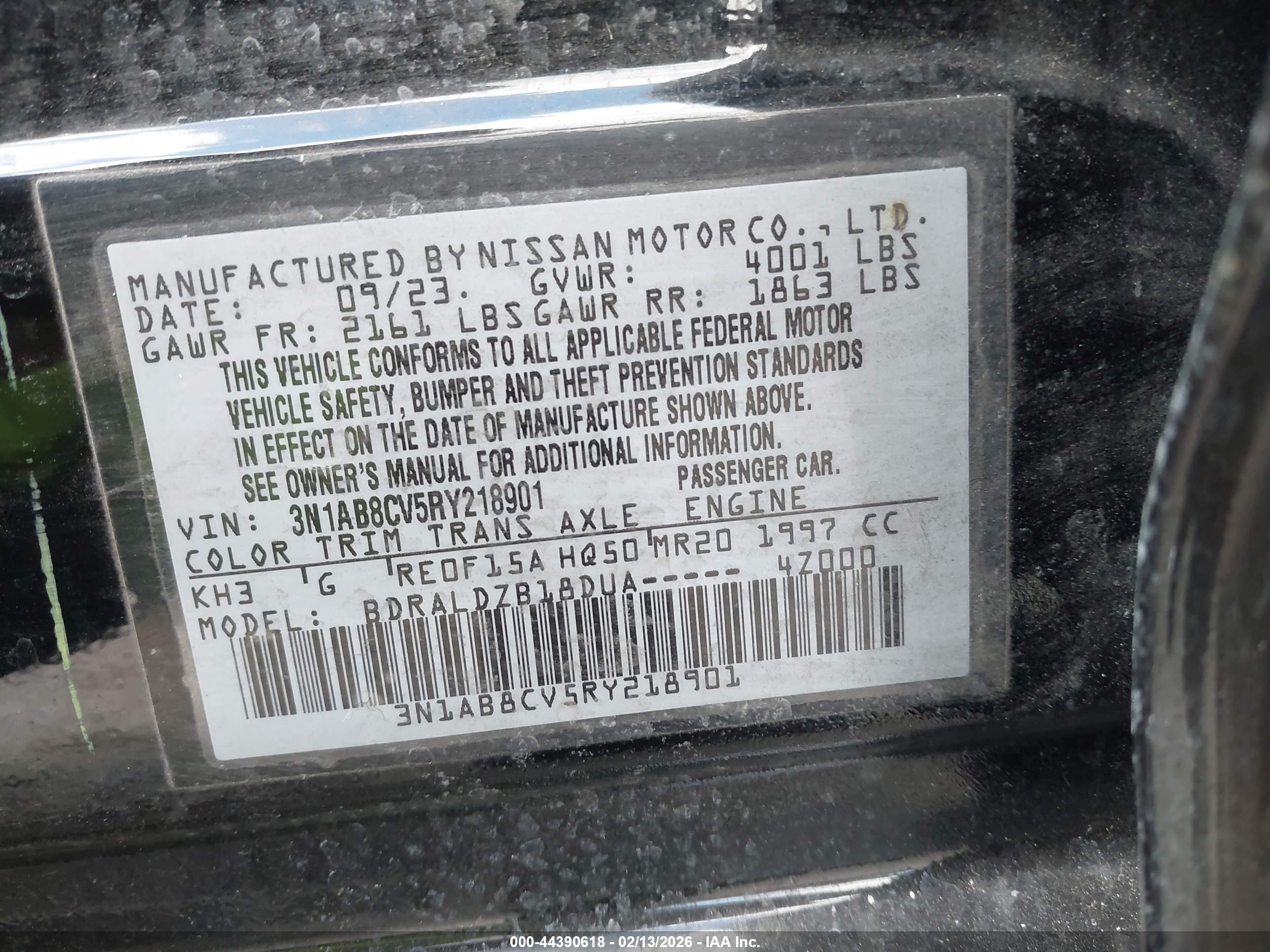NISSAN SENTRA image 9