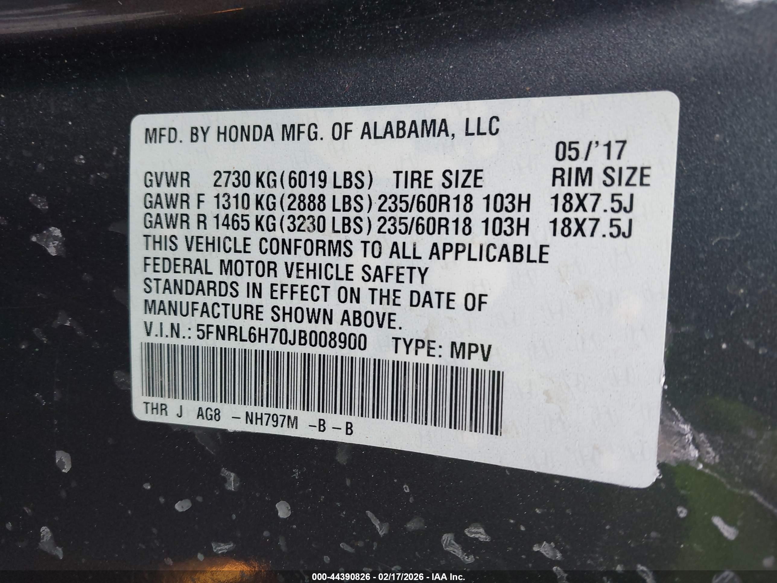 HONDA ODYSSEY image 9