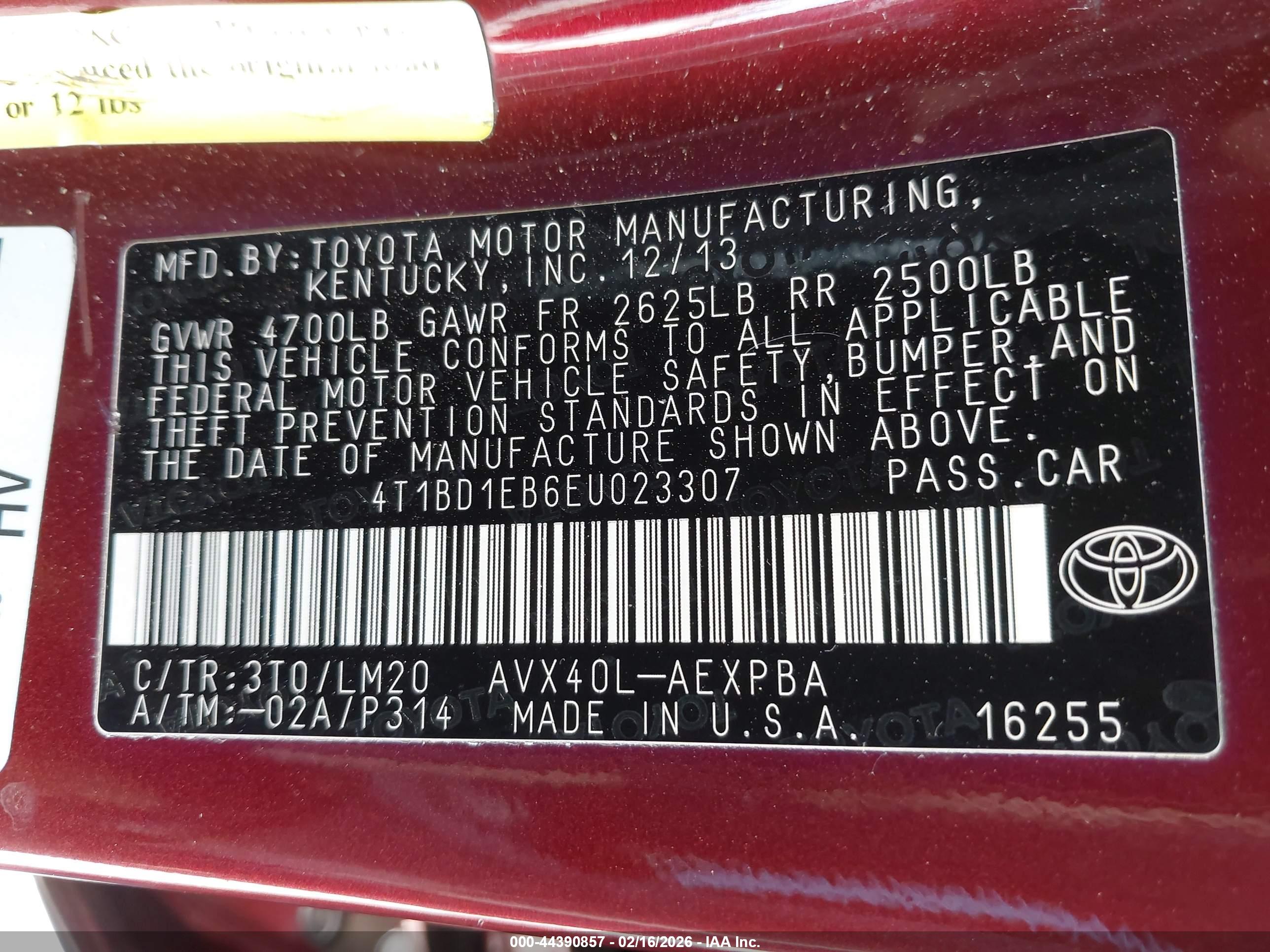 TOYOTA AVALON image 9