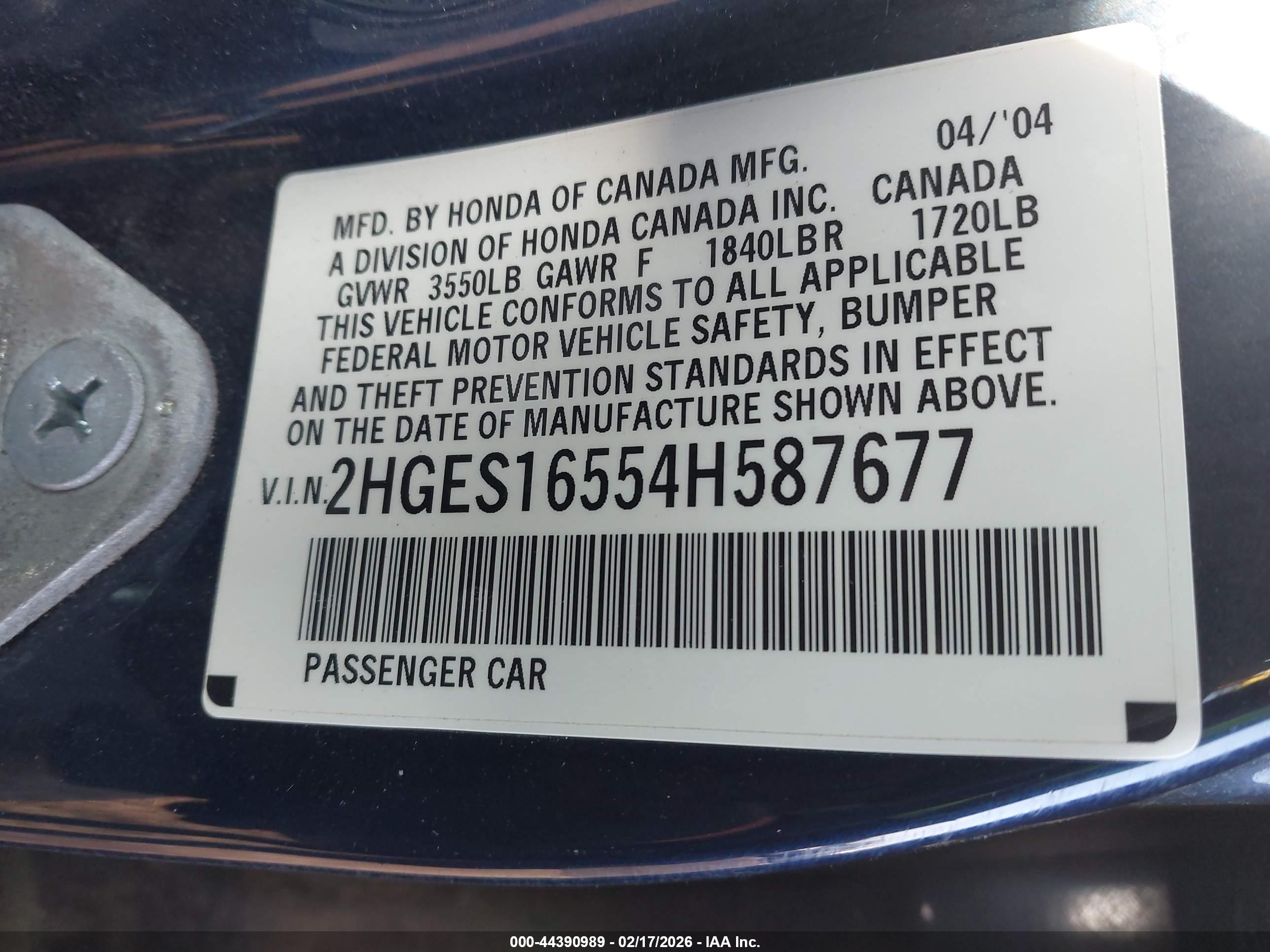 HONDA CIVIC image 9