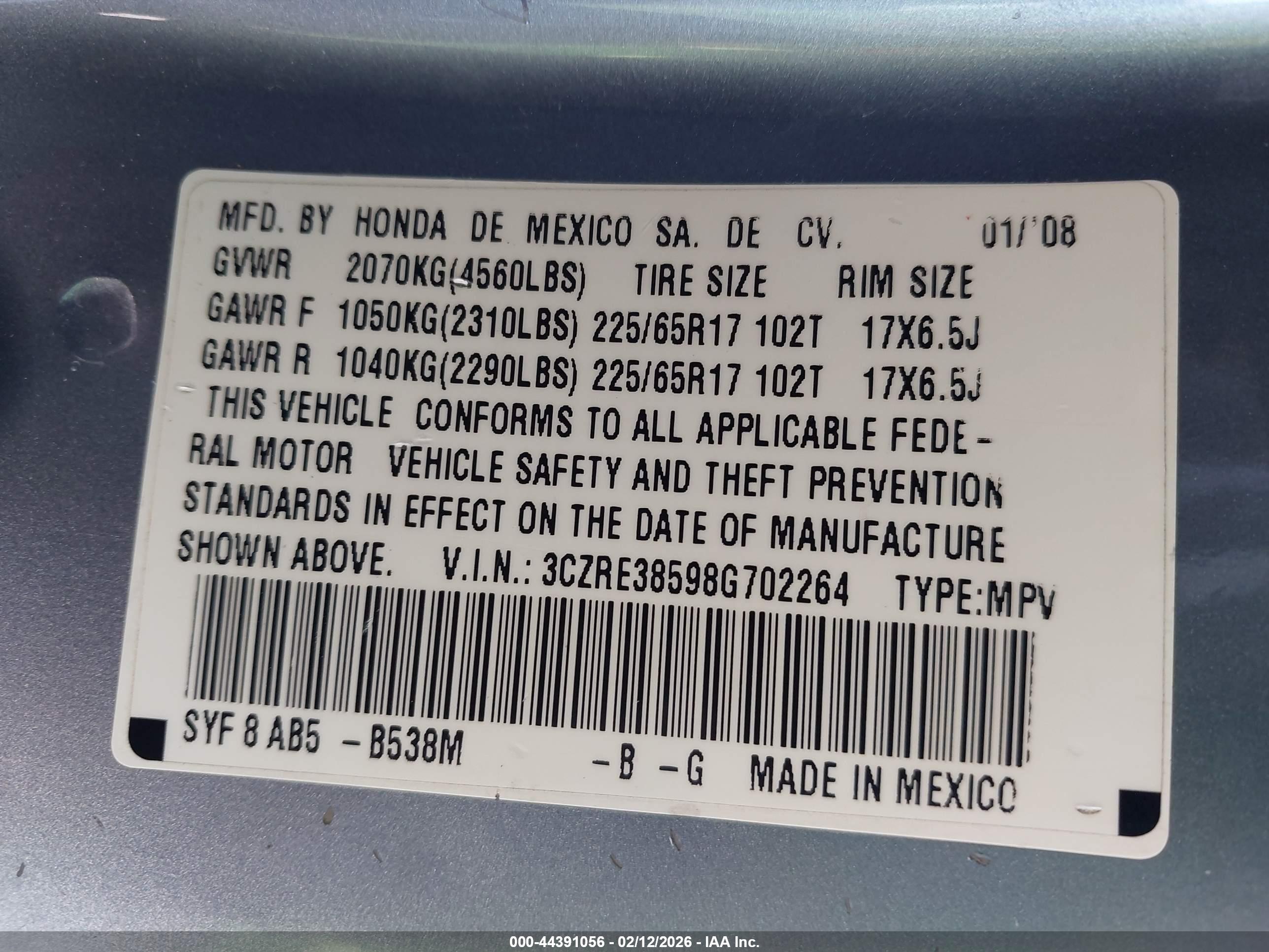 HONDA CR-V image 9