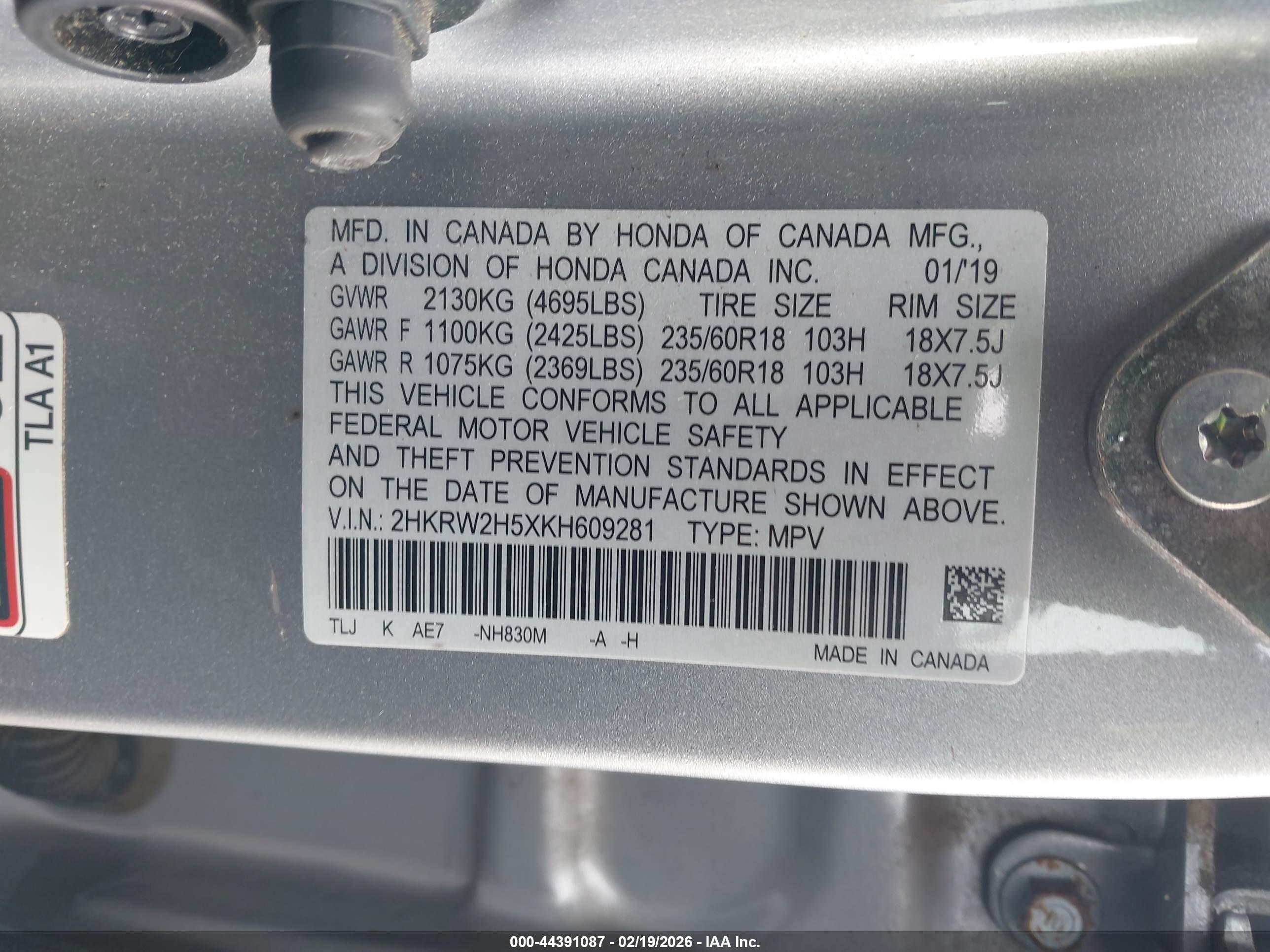 HONDA CR-V image 9